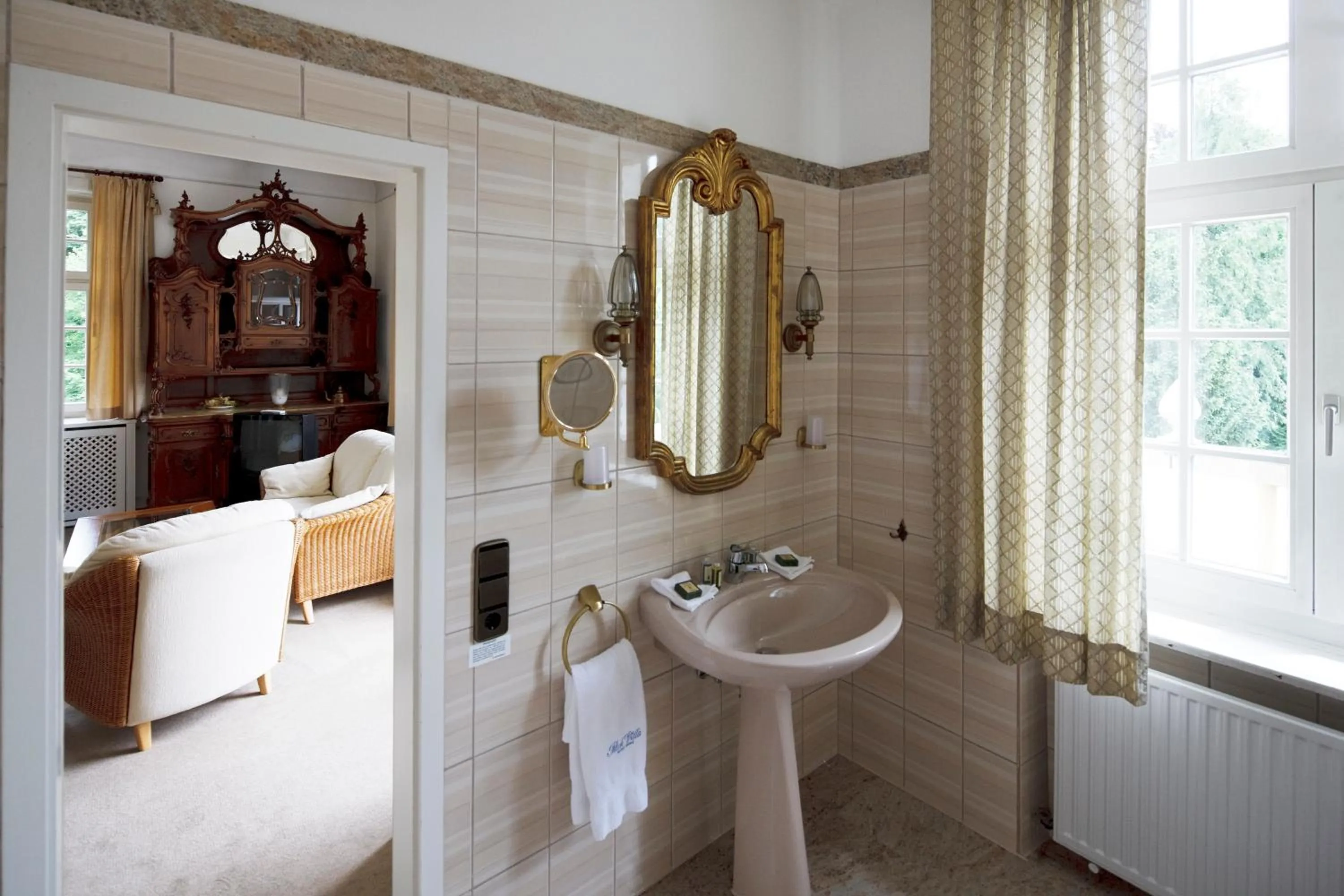 Decorative detail in Hotel Park Villa