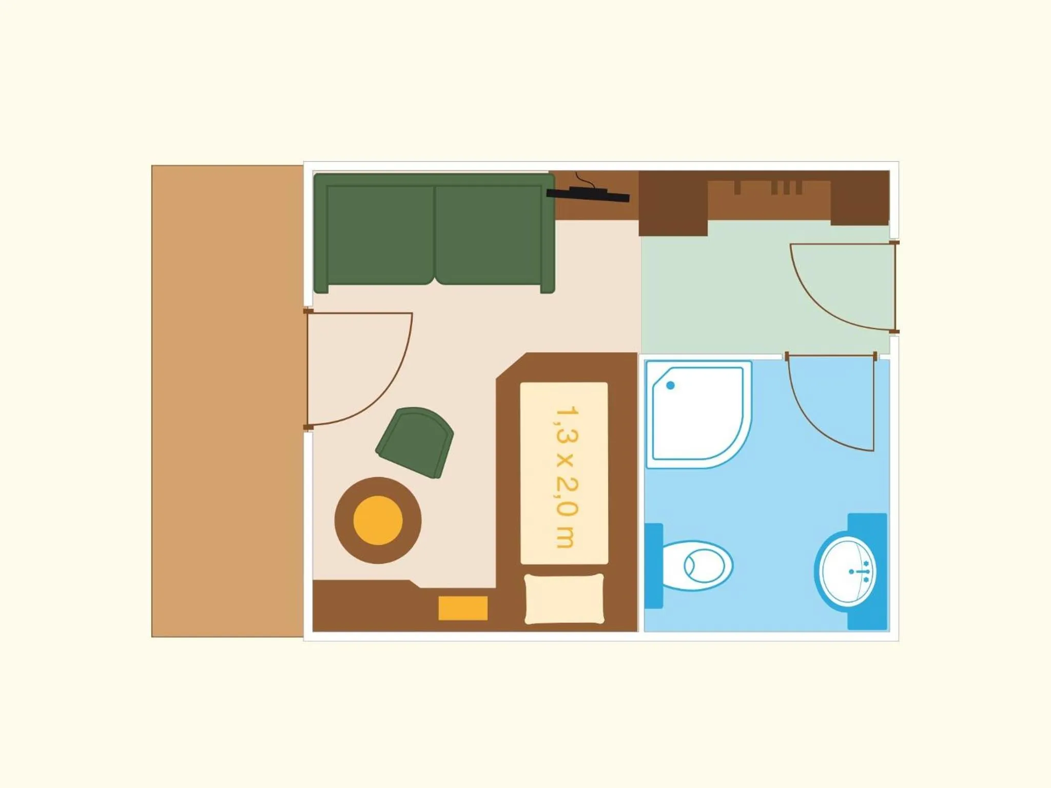 Floor plan in Hotel Garni Angela
