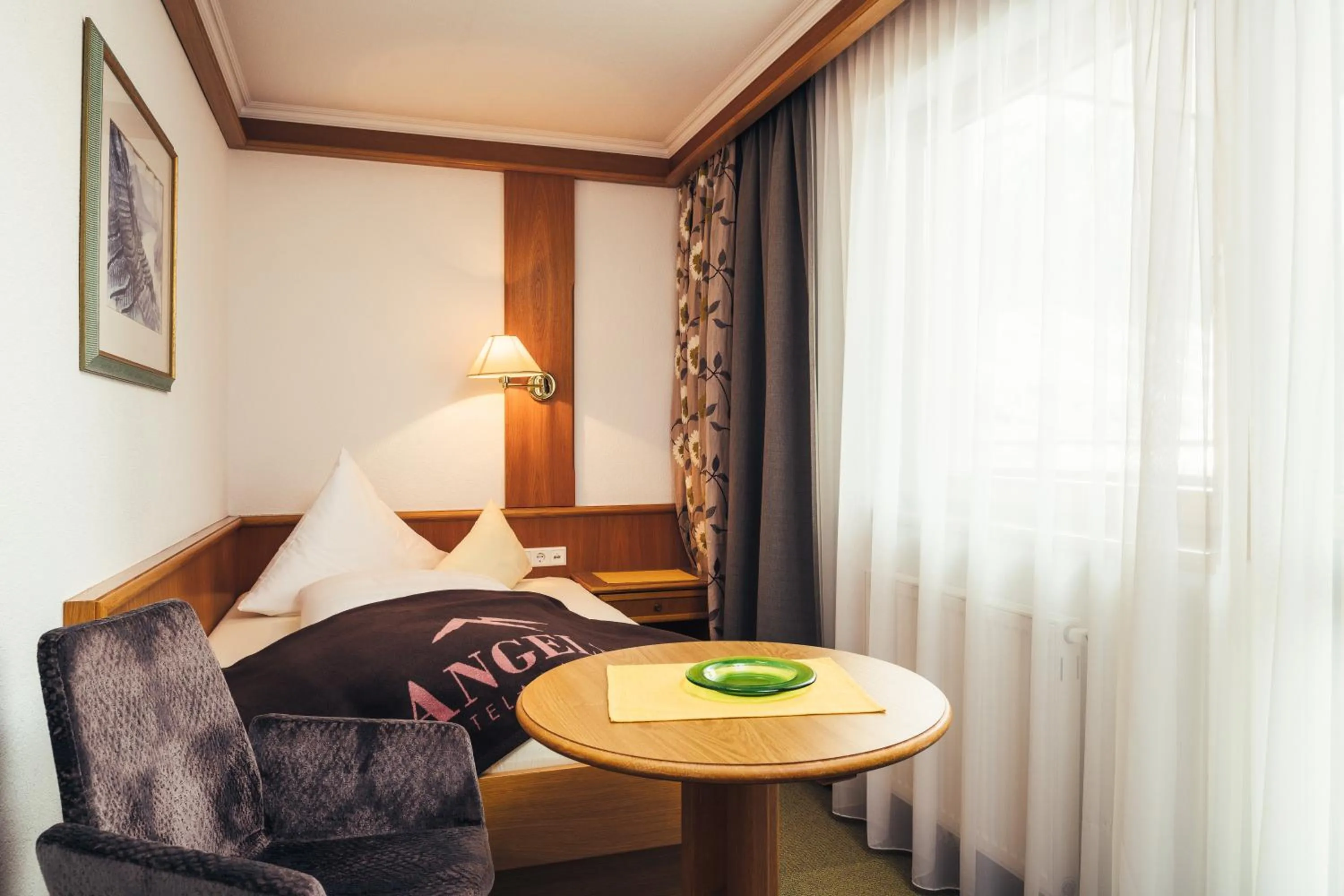 Bed in Hotel Garni Angela