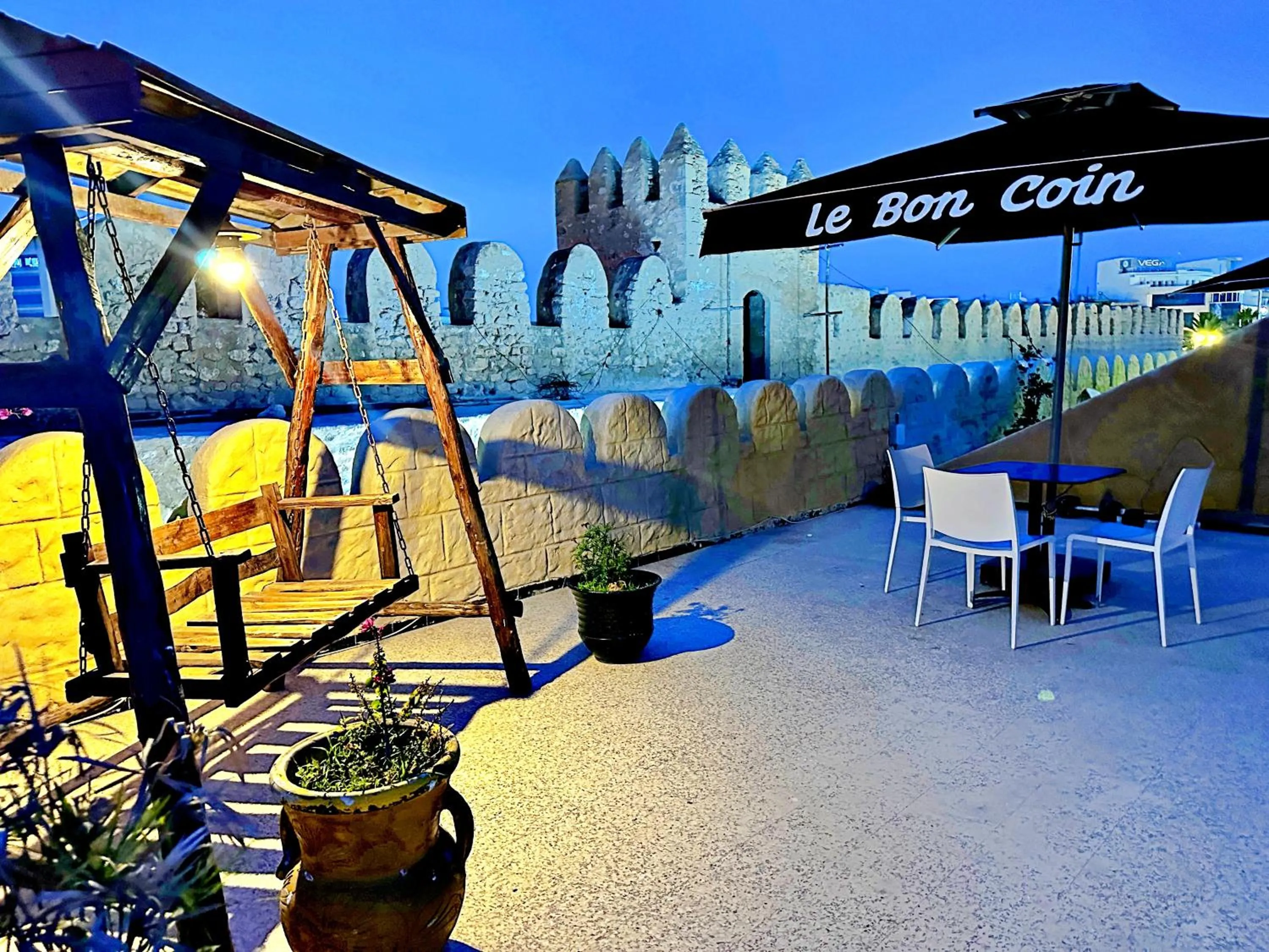 Patio in Hotel Paris