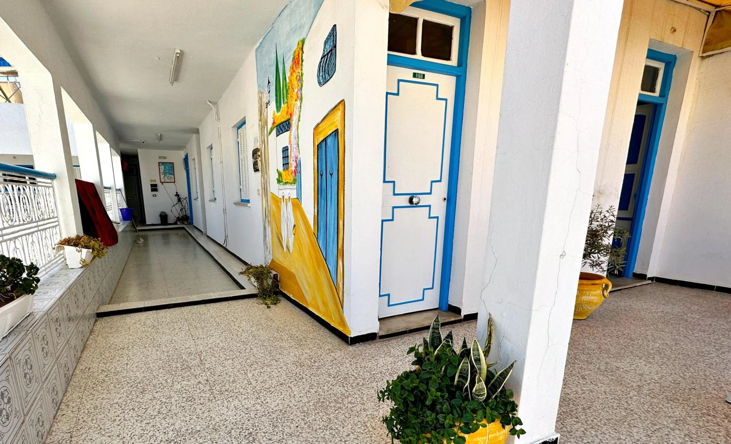 Patio in Hotel Paris