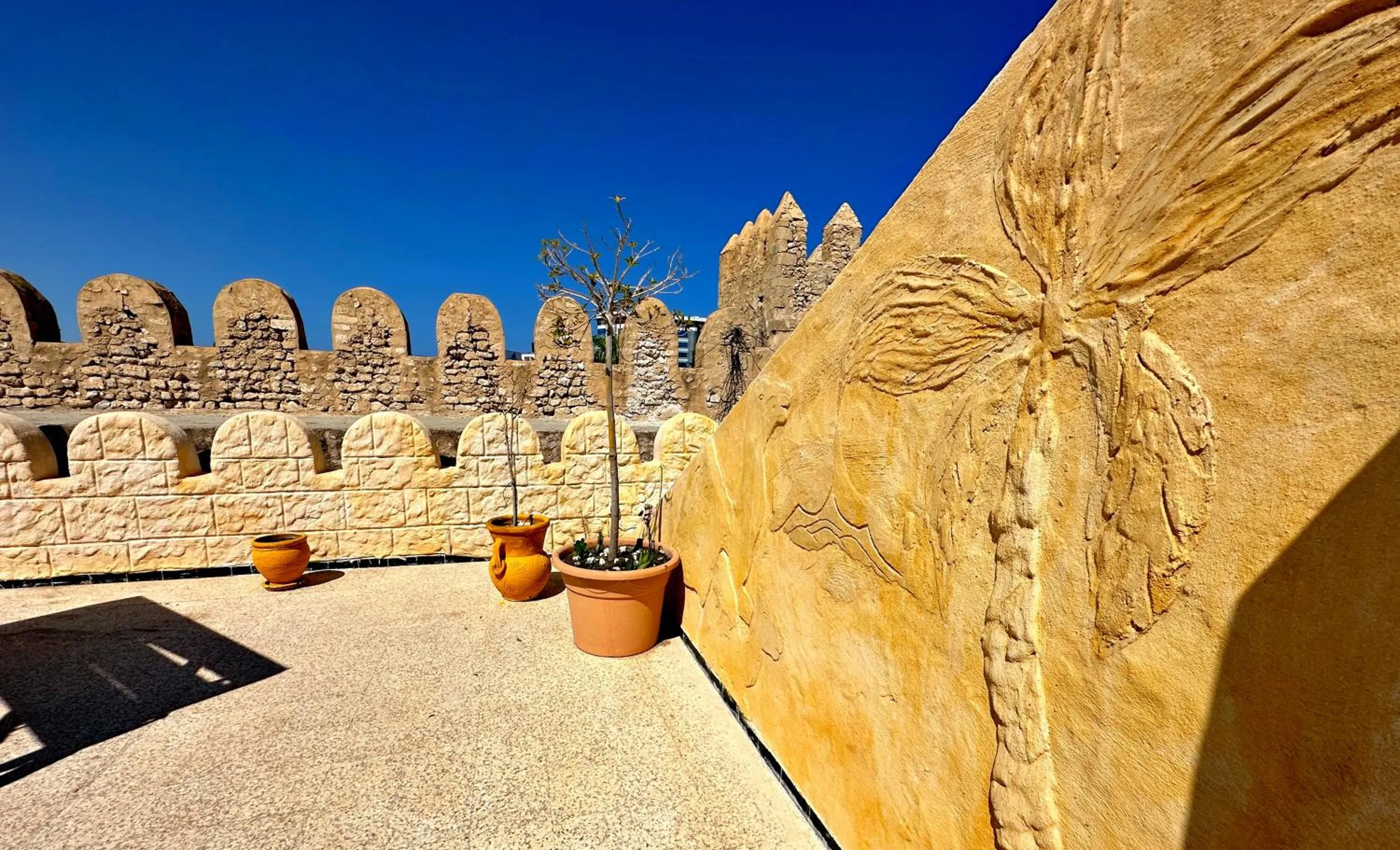 Patio in Hotel Paris
