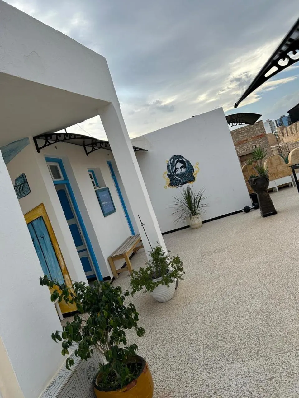 Patio in Hotel Paris