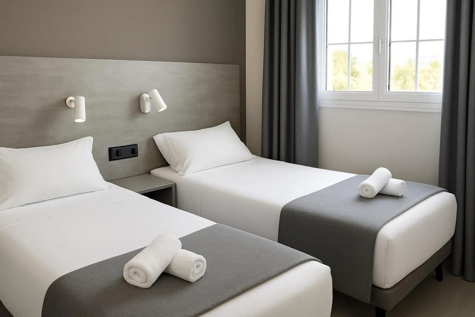 Bedroom, Bed in Hotel Sitges