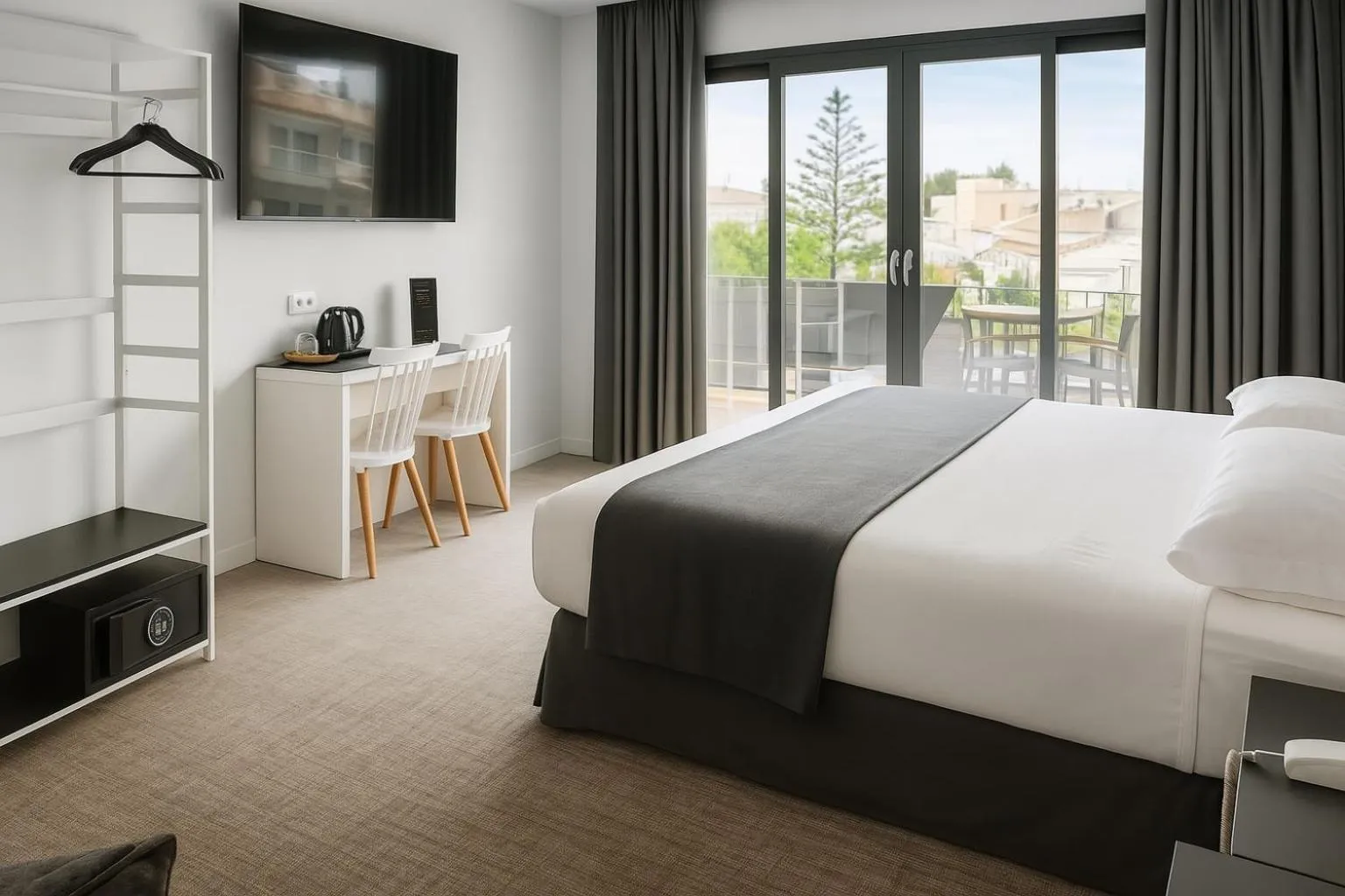 TV and multimedia, Bed in Hotel Sitges