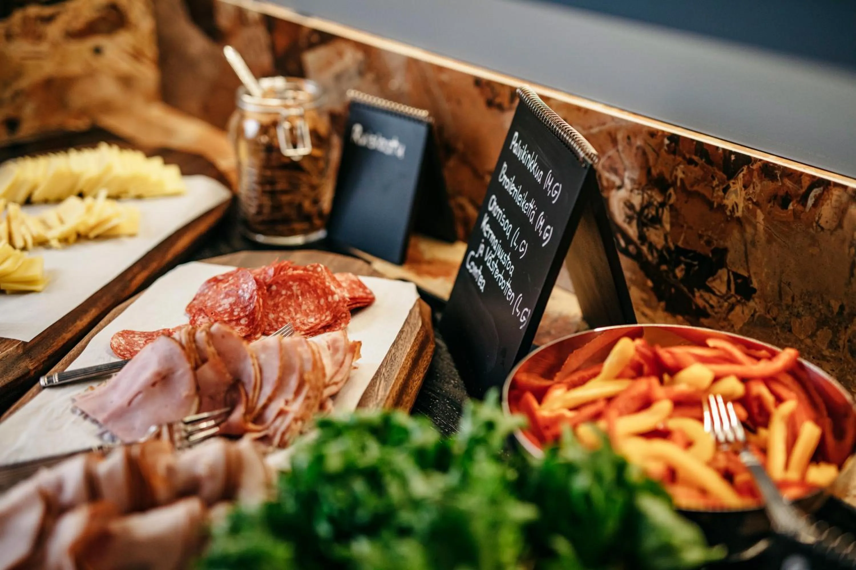 Buffet breakfast in Solo Sokos Hotel Torni Helsinki