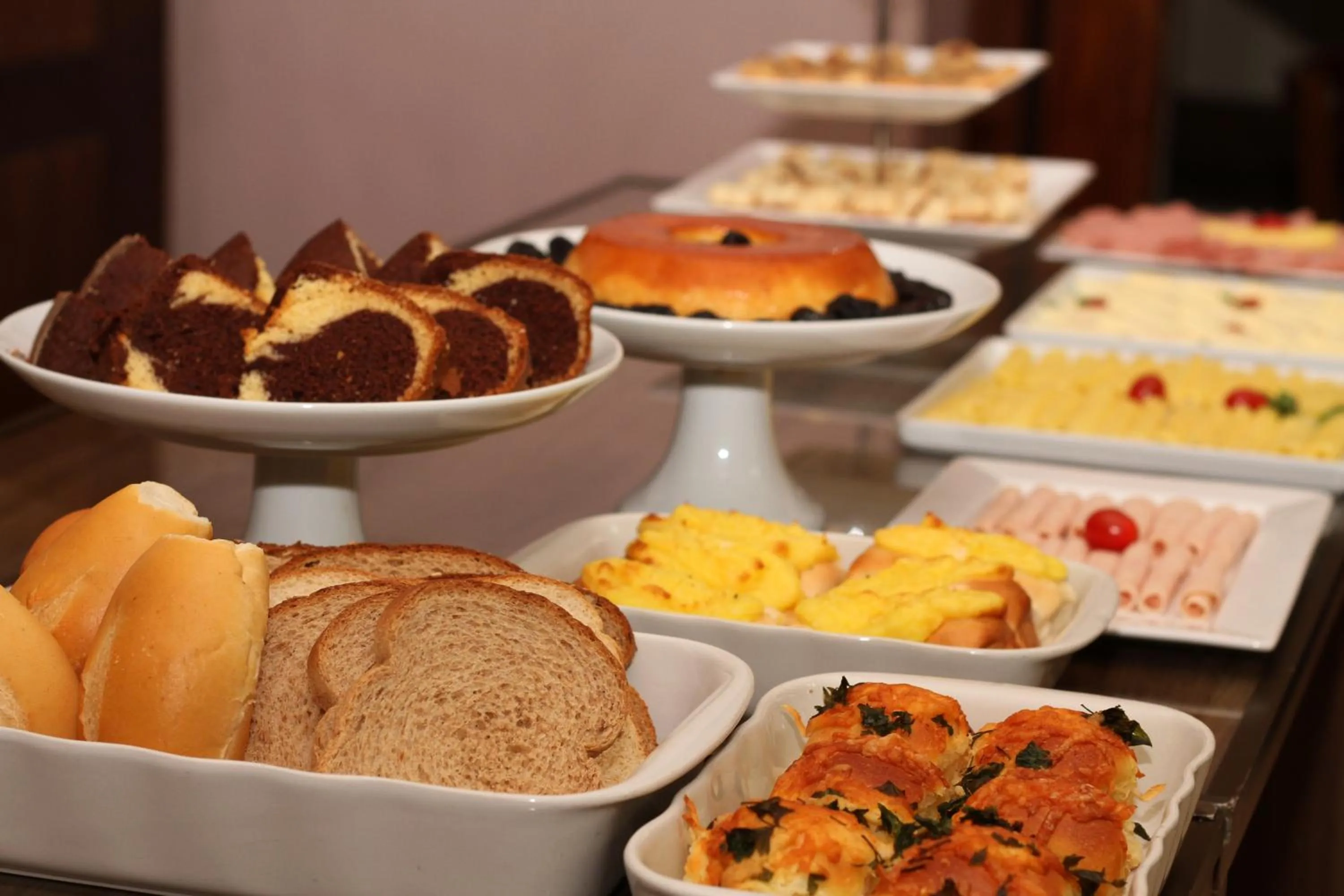 Buffet breakfast in Palace Hotel Campos dos Goytacazes