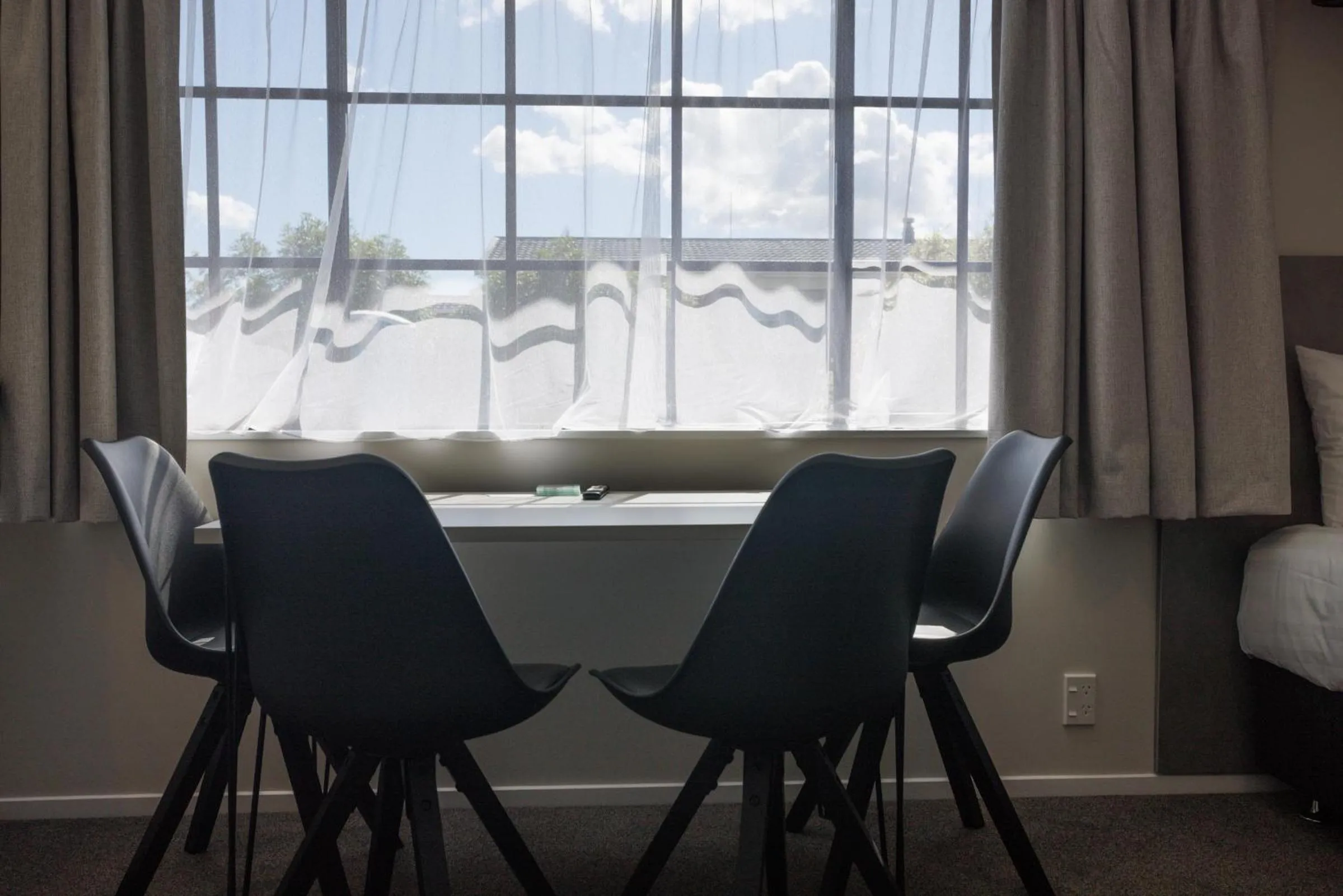 Living room in BK's Pohutukawa Lodge