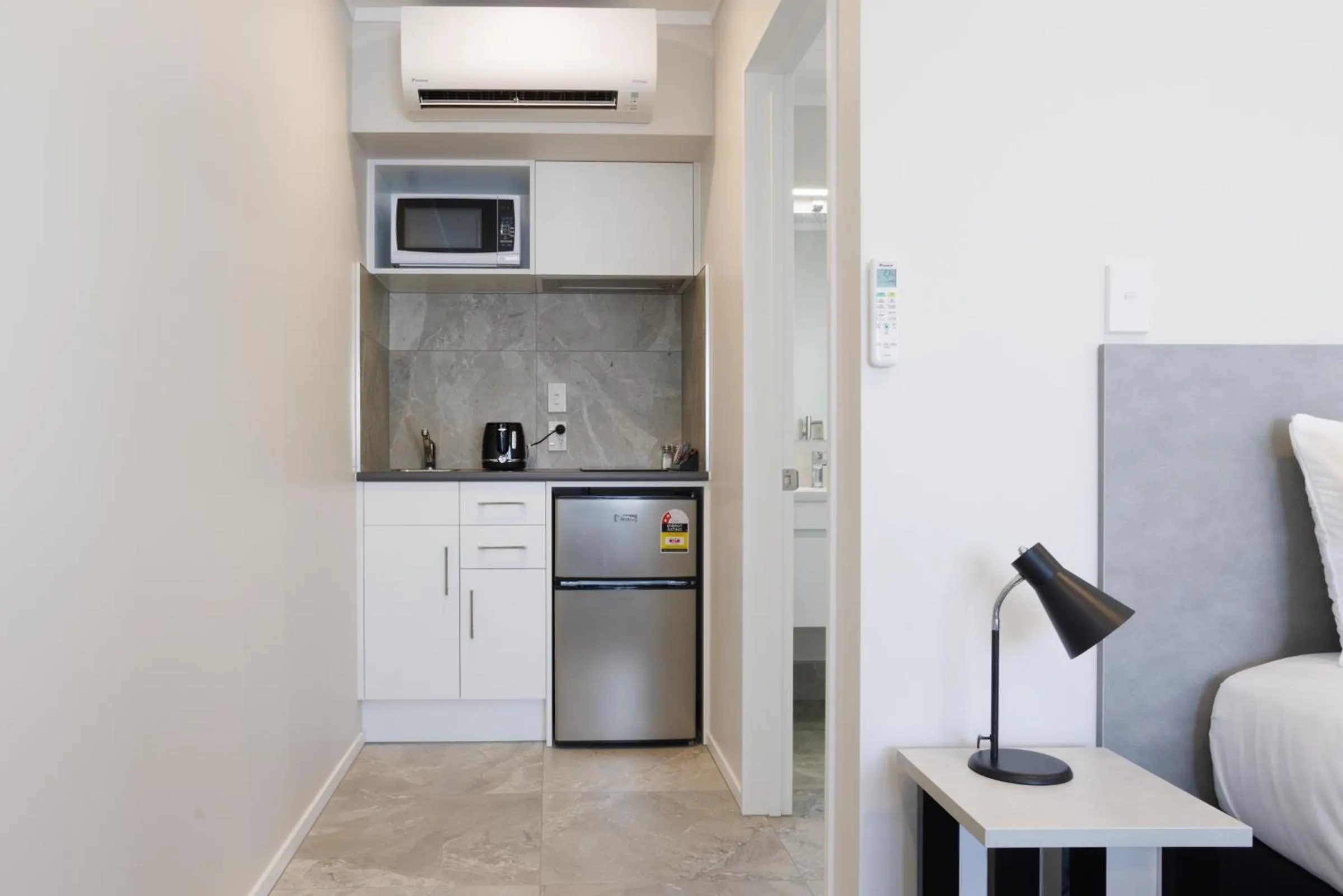 Bed in BK's Pohutukawa Lodge