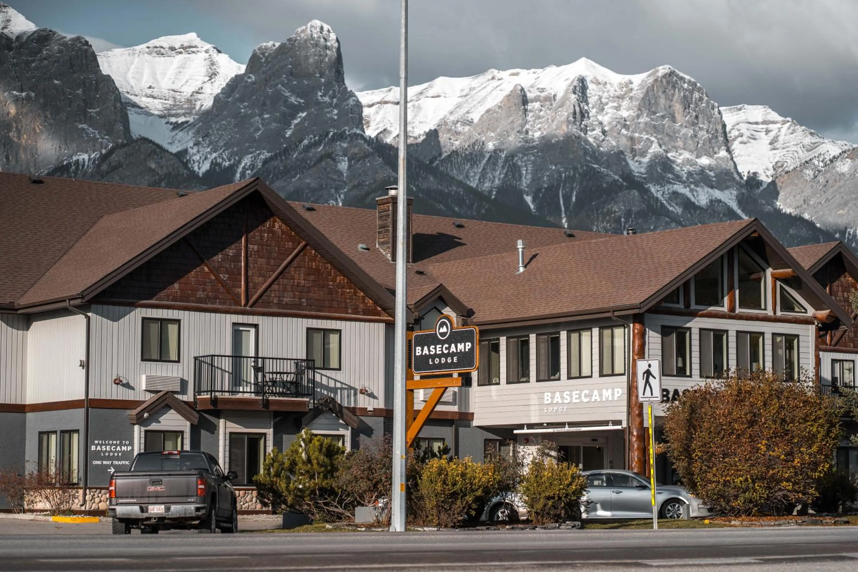 Property building in Basecamp Lodge Canmore