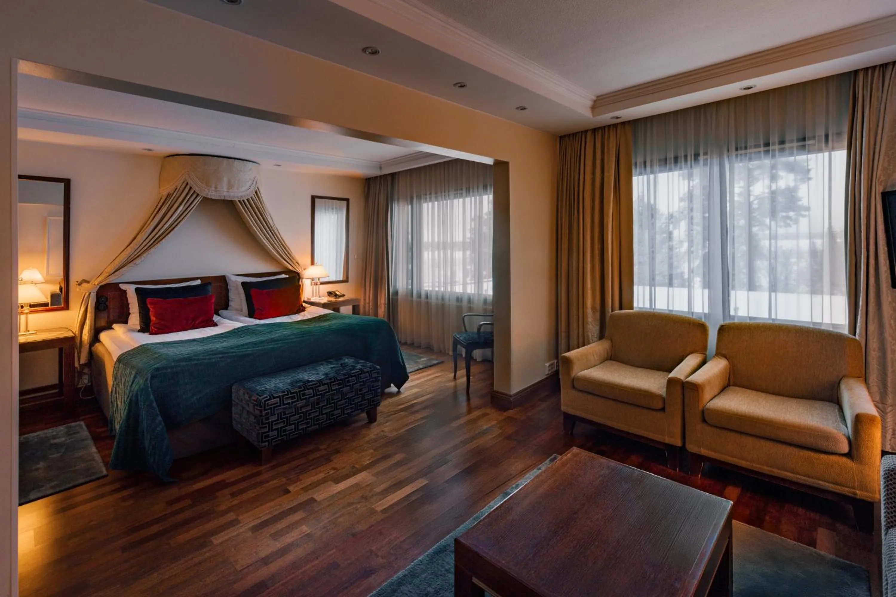 Bed in Hotel Haikko Manor & Spa