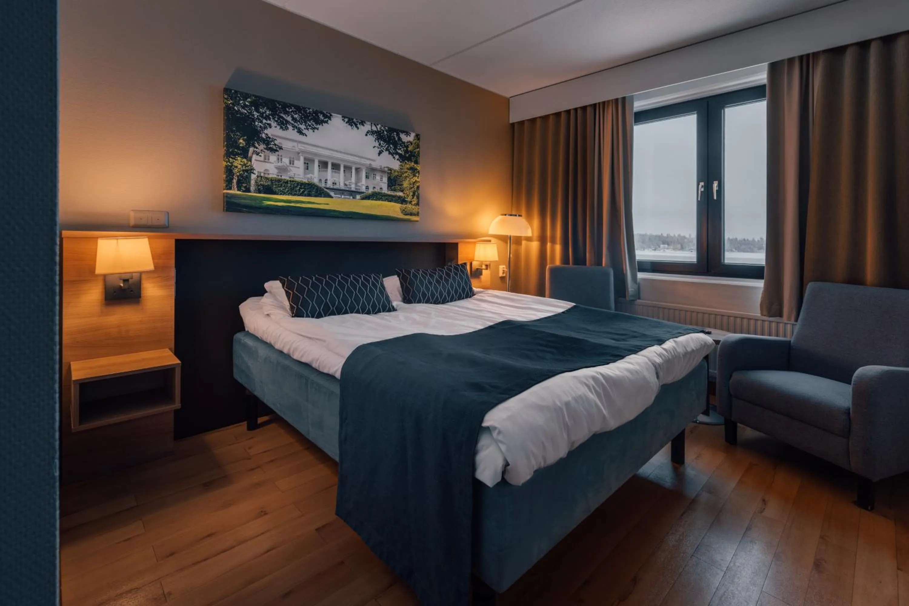 Bed in Hotel Haikko Manor & Spa