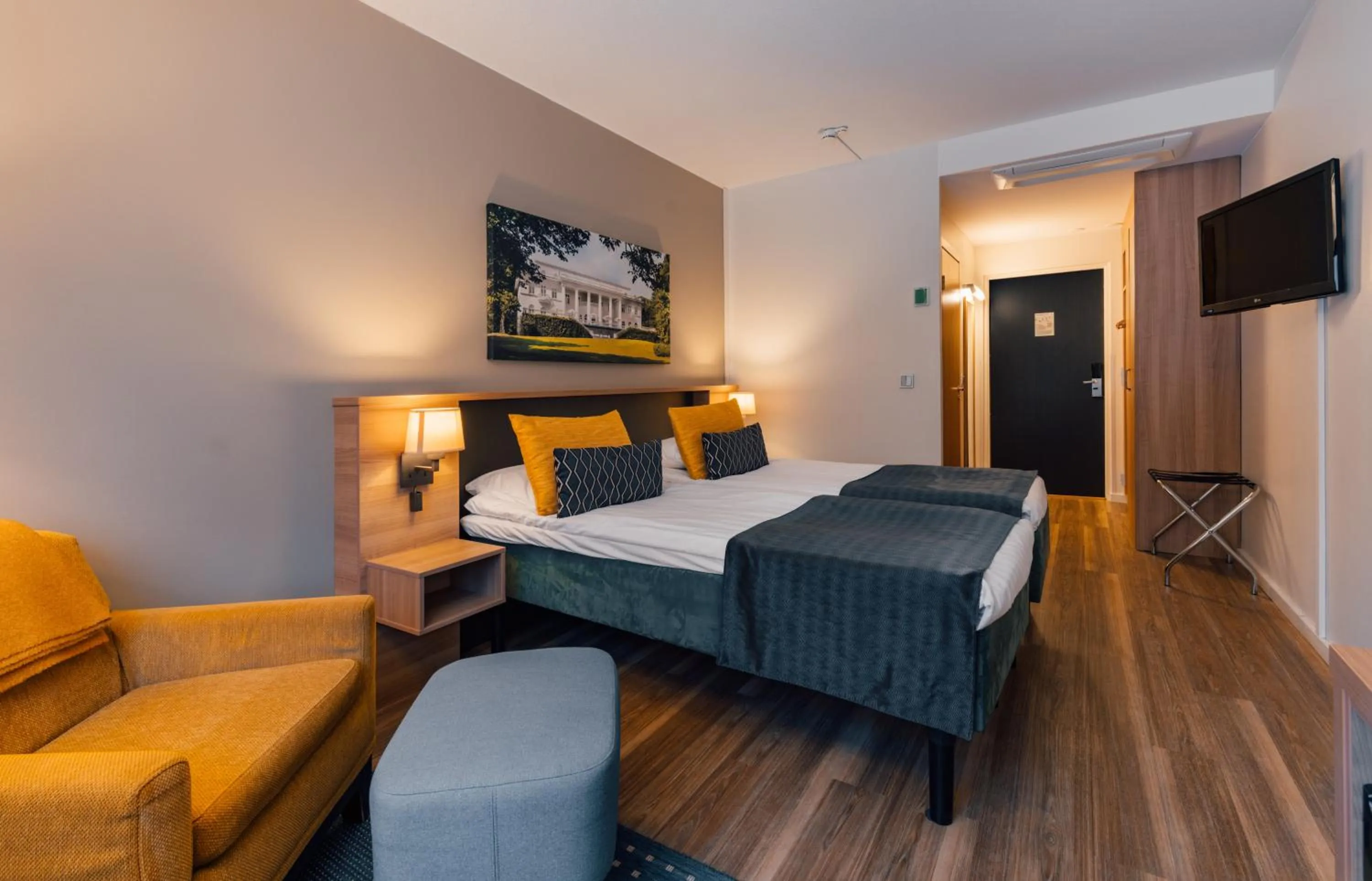 Bed in Hotel Haikko Manor & Spa