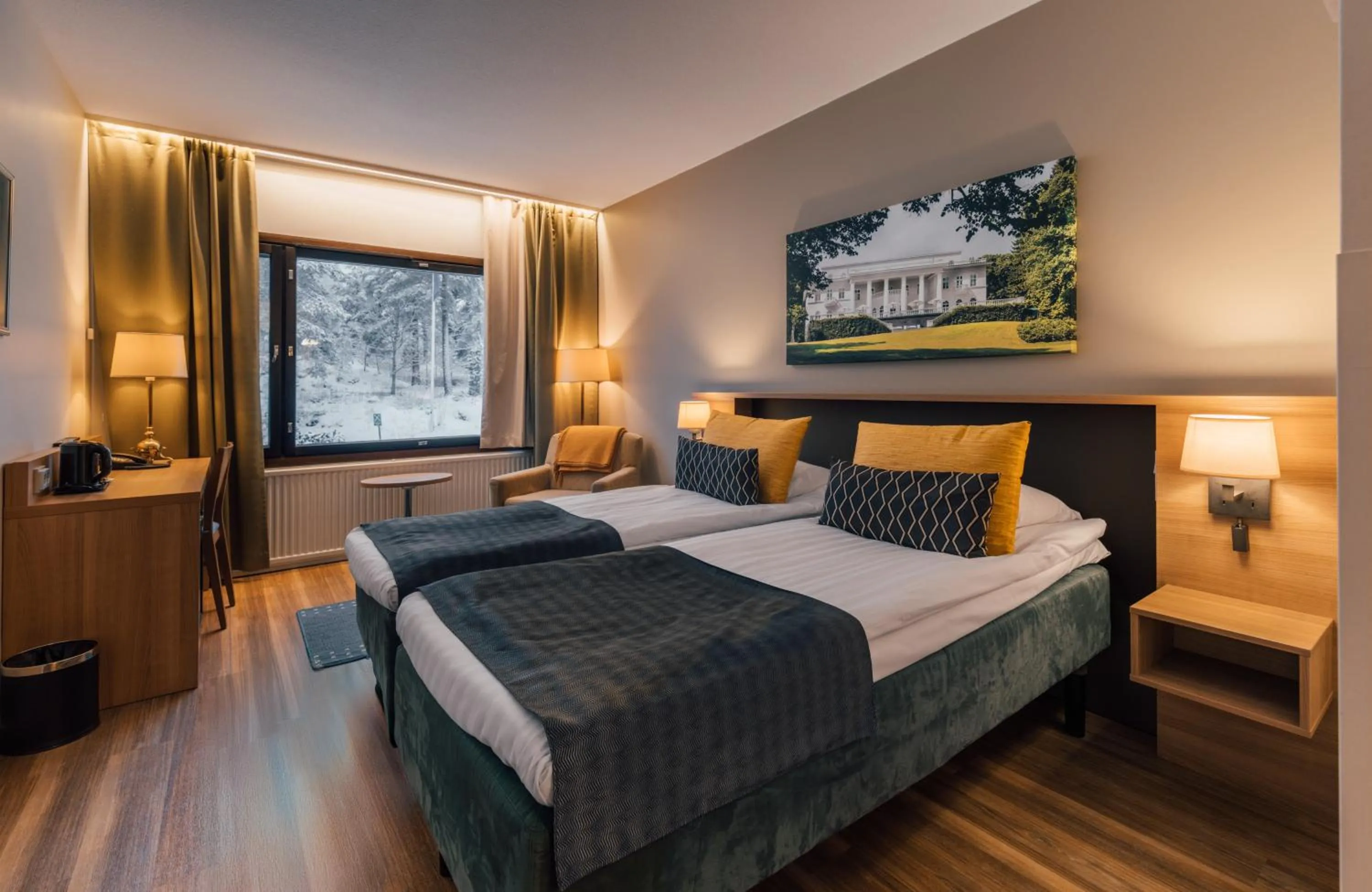 Bed in Hotel Haikko Manor & Spa