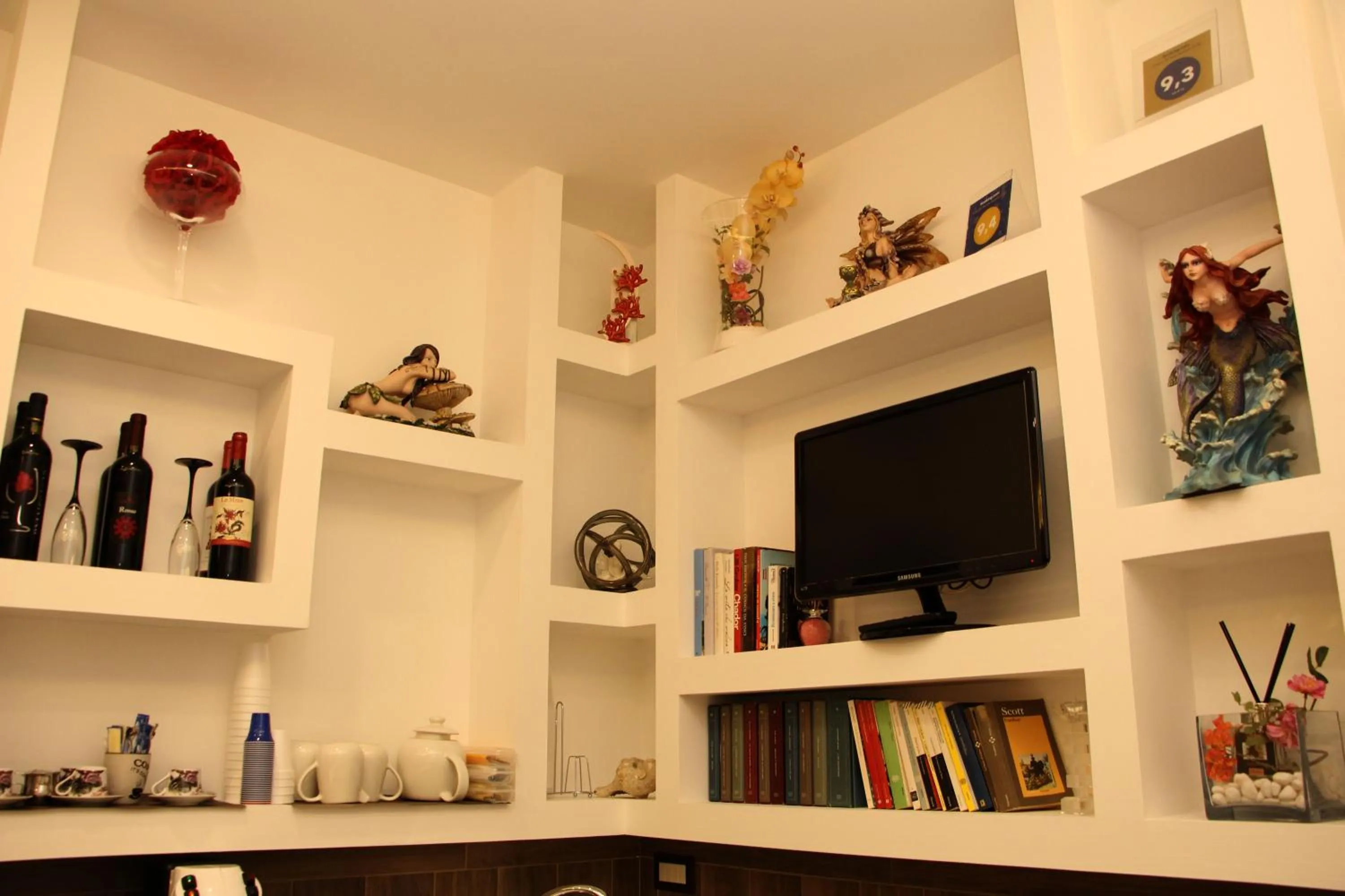 Communal lounge/ TV room in B&B Damiantò