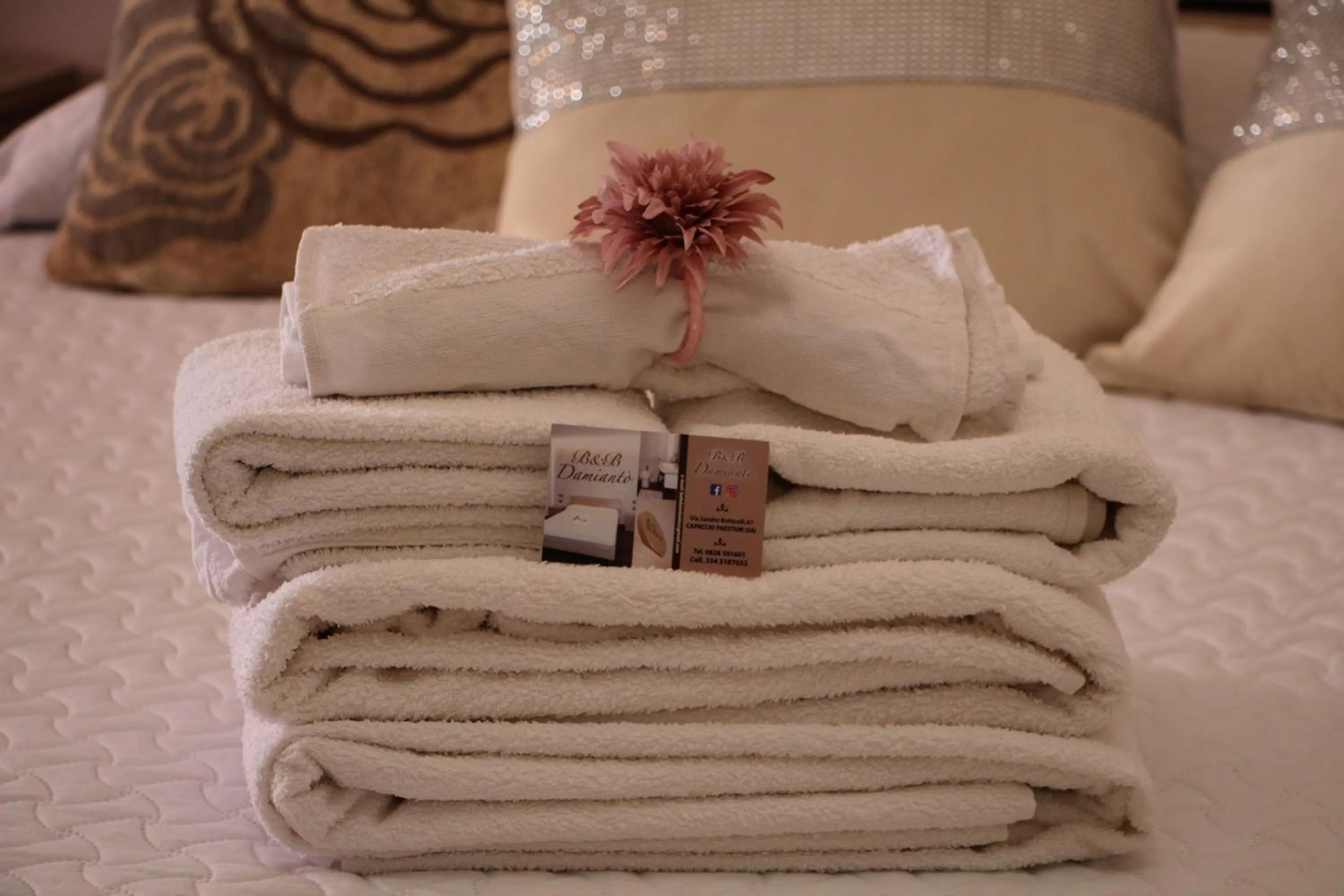 Bed in B&B Damiantò