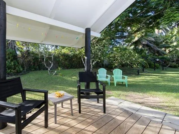 Garden view in Lagoon Breeze Villas