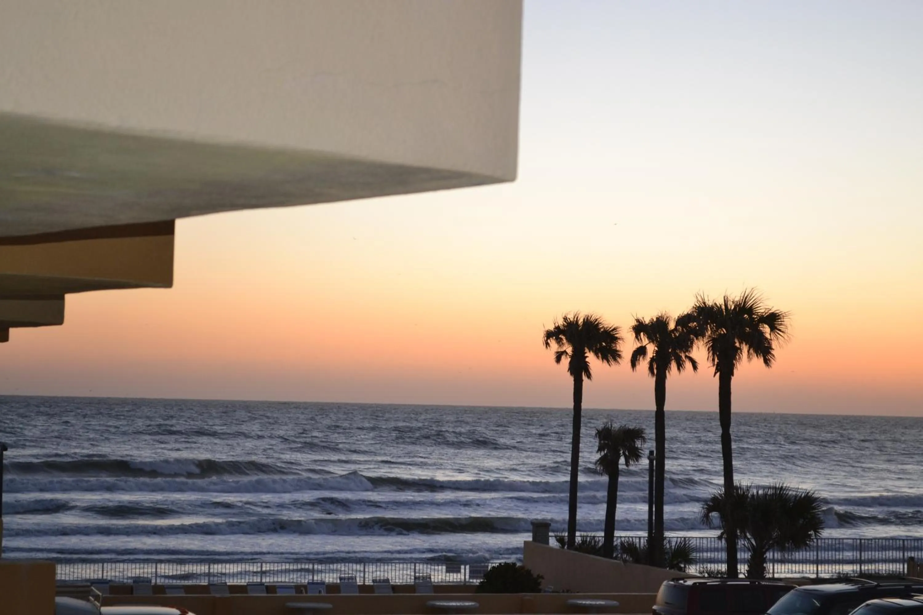 Sea view in Daytona Beach studio condo with beautiful Ocean view