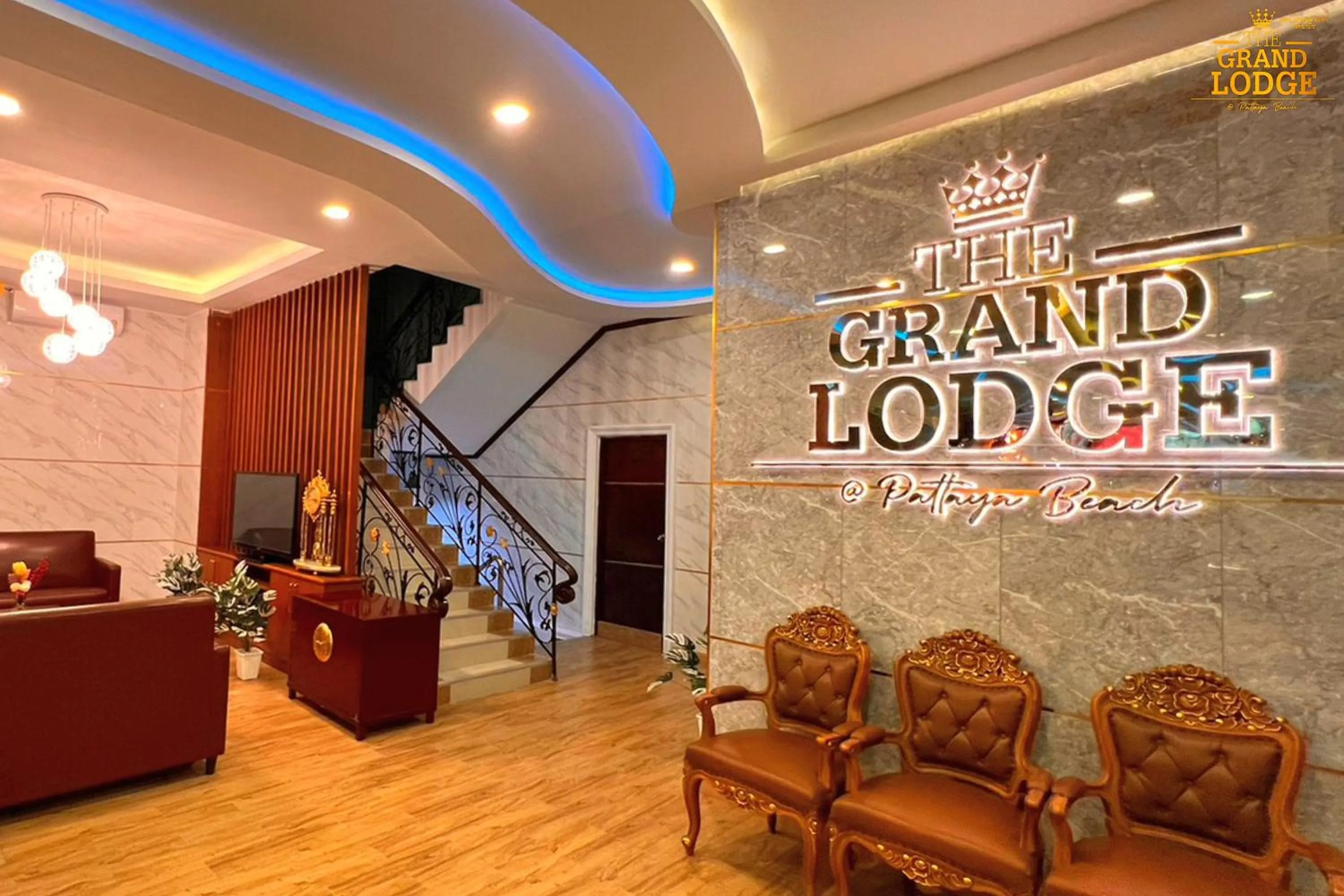Lobby or reception in The Grand Lodge Pattaya
