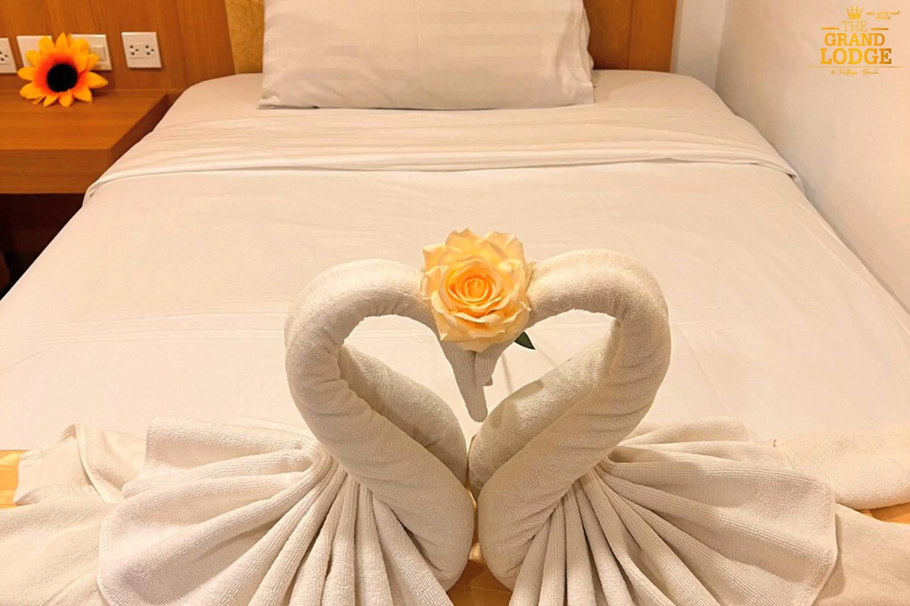 Bed in The Grand Lodge Pattaya