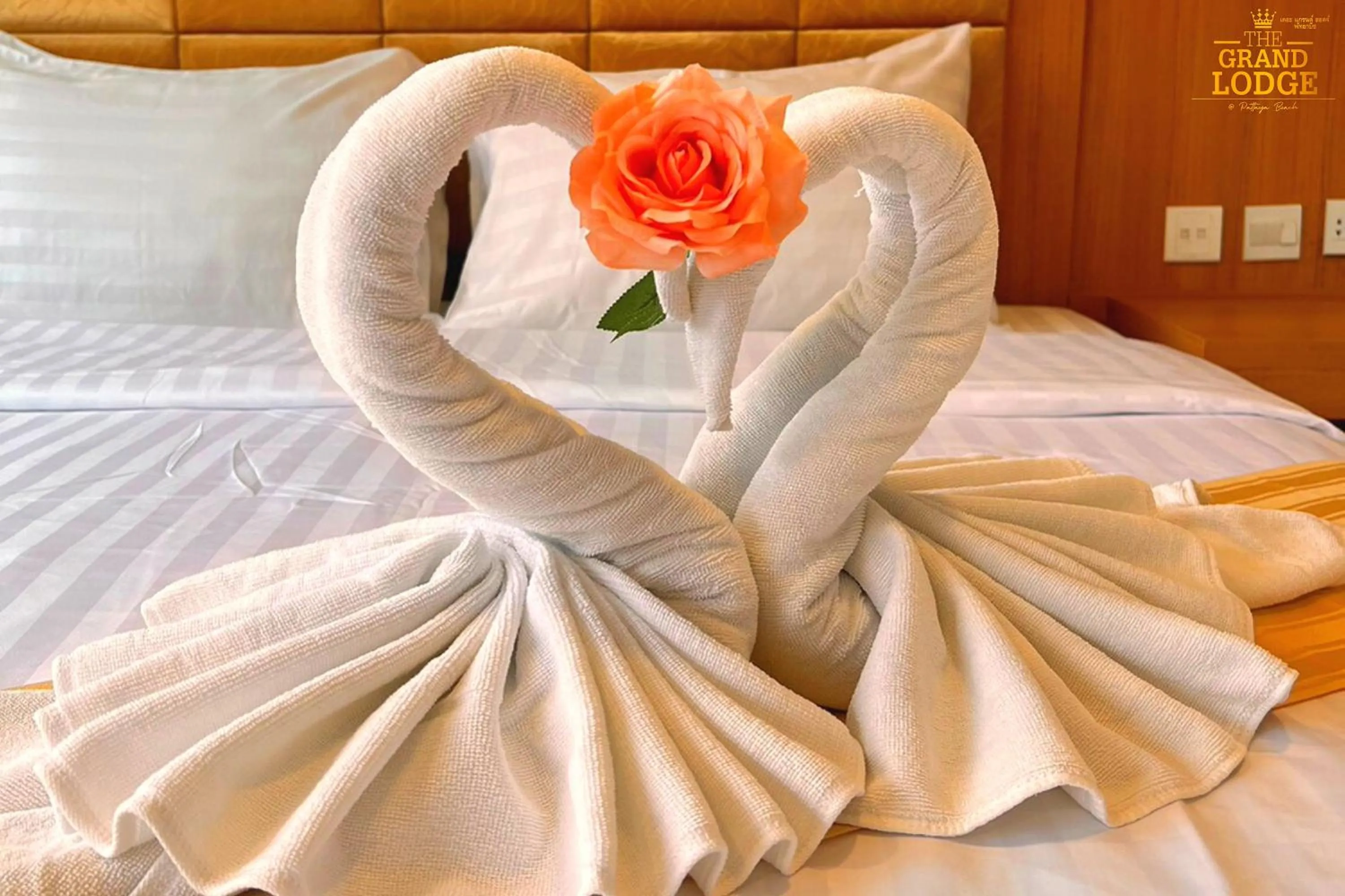 Bed in The Grand Lodge Pattaya