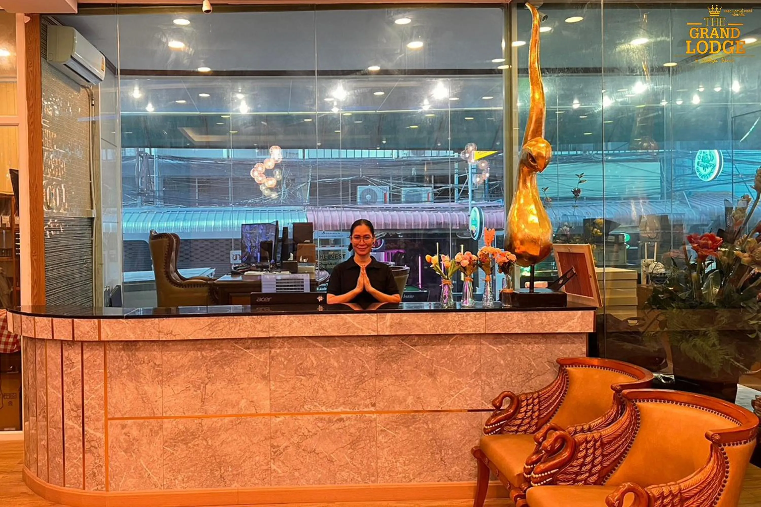 Lobby or reception in The Grand Lodge Pattaya