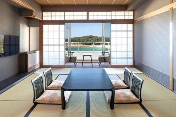 Living room in Hotel Sanrakuso