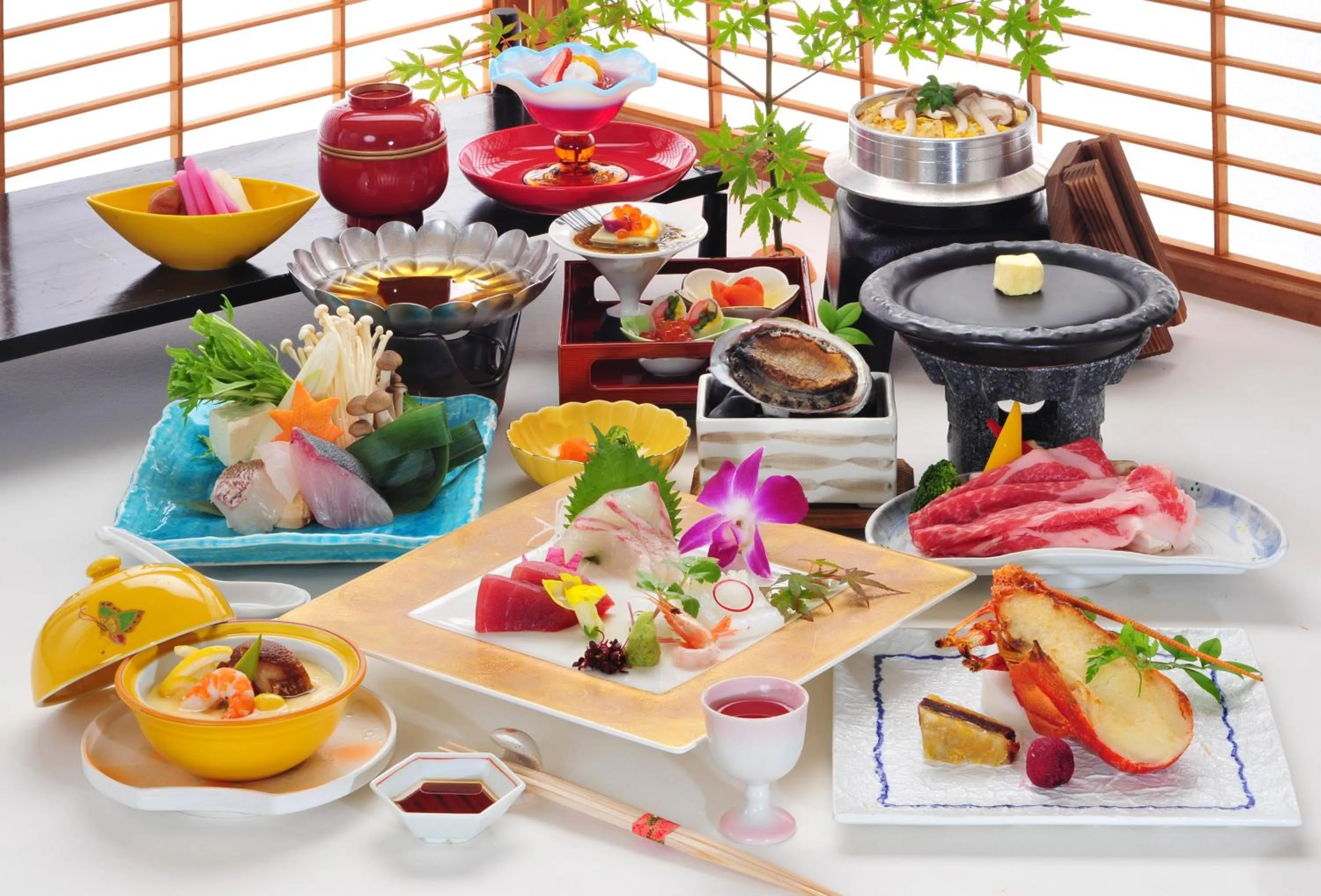 Dinner in Hotel Sanrakuso