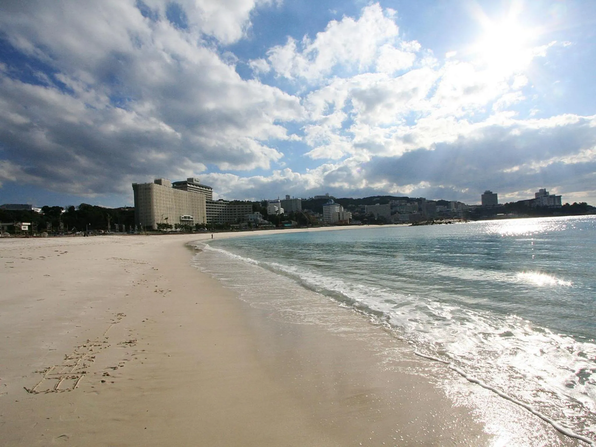 Beach in Hotel Sanrakuso