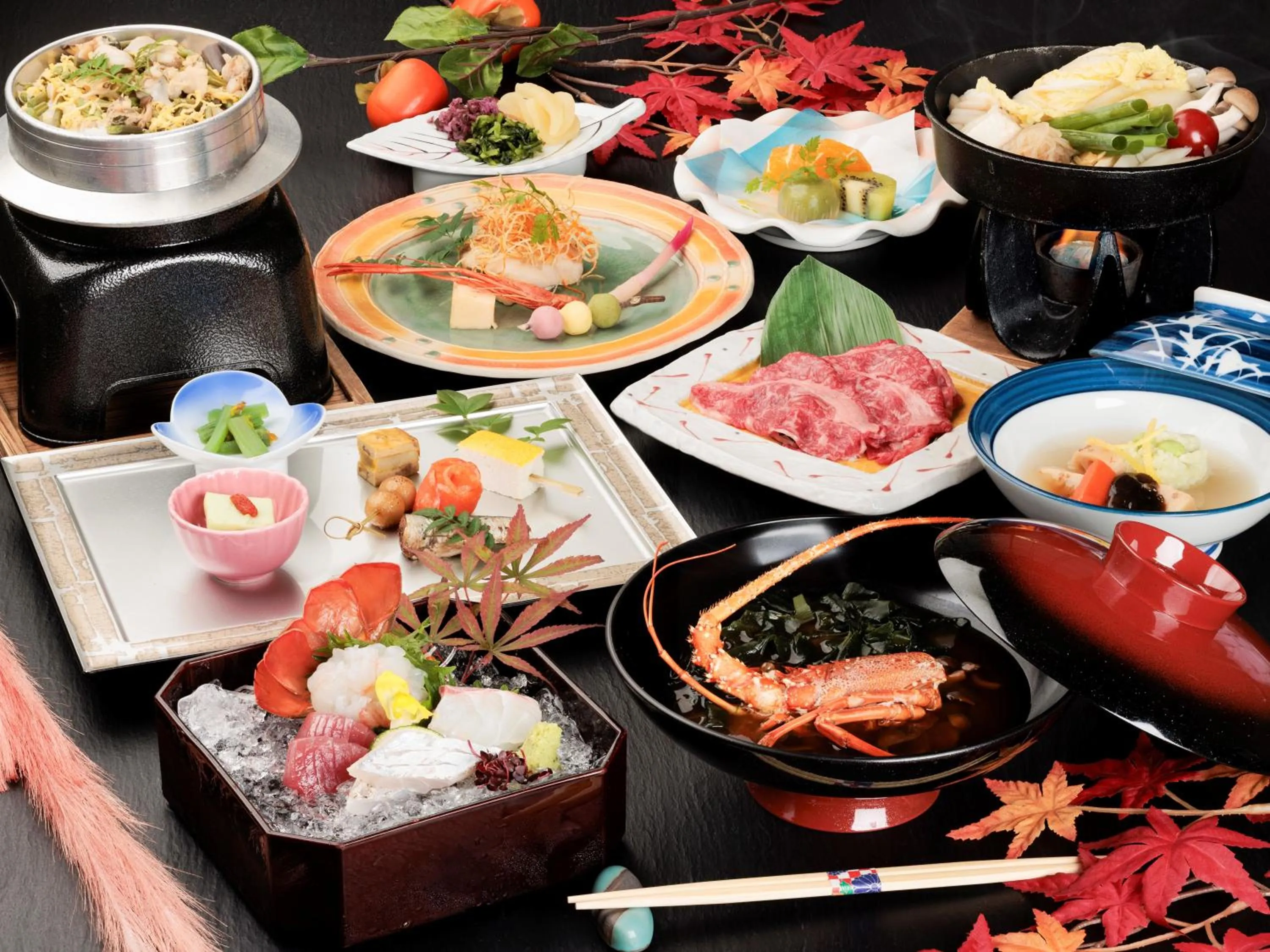 Restaurant/places to eat in Hotel Sanrakuso