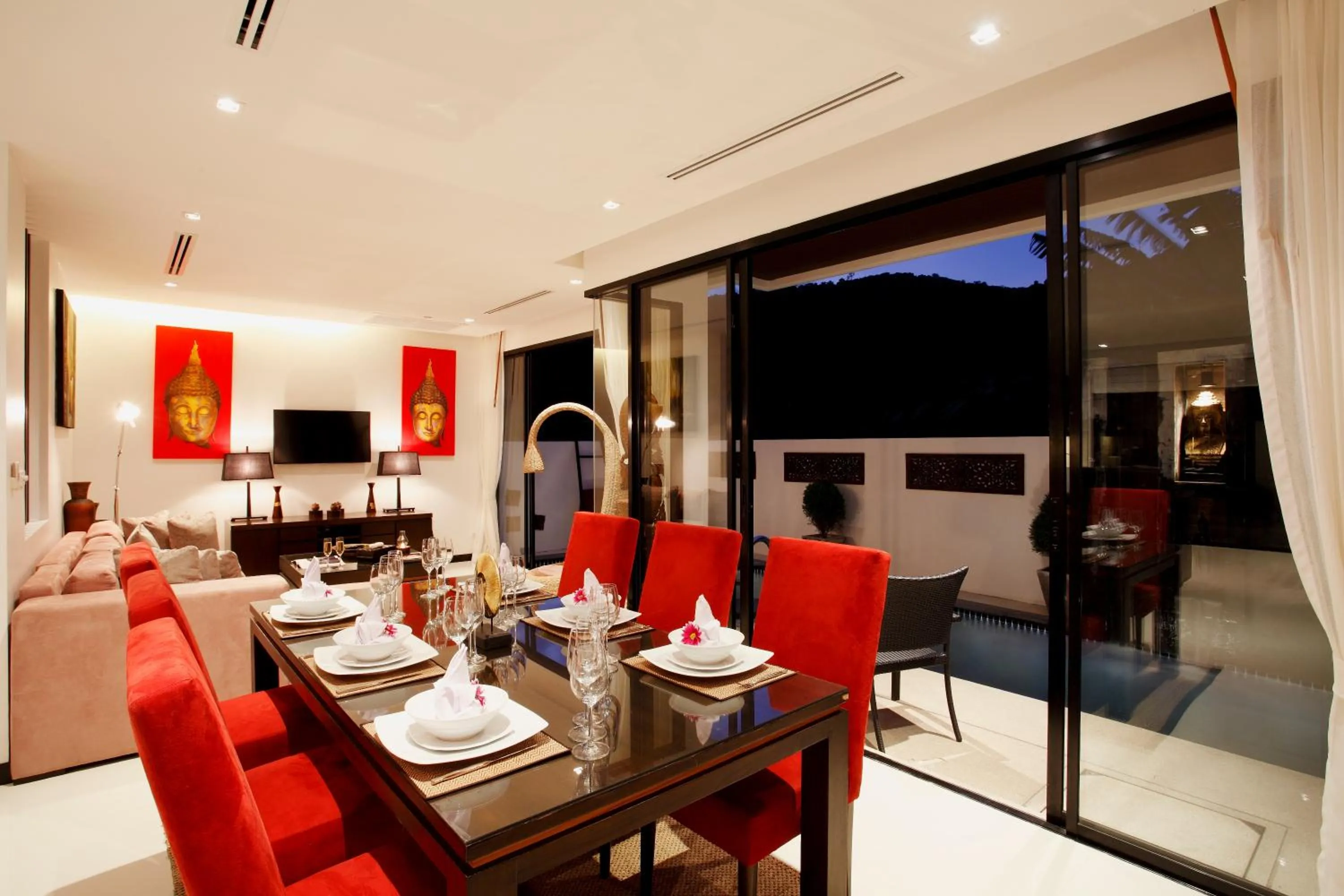 Dining area in By The Lake Villas