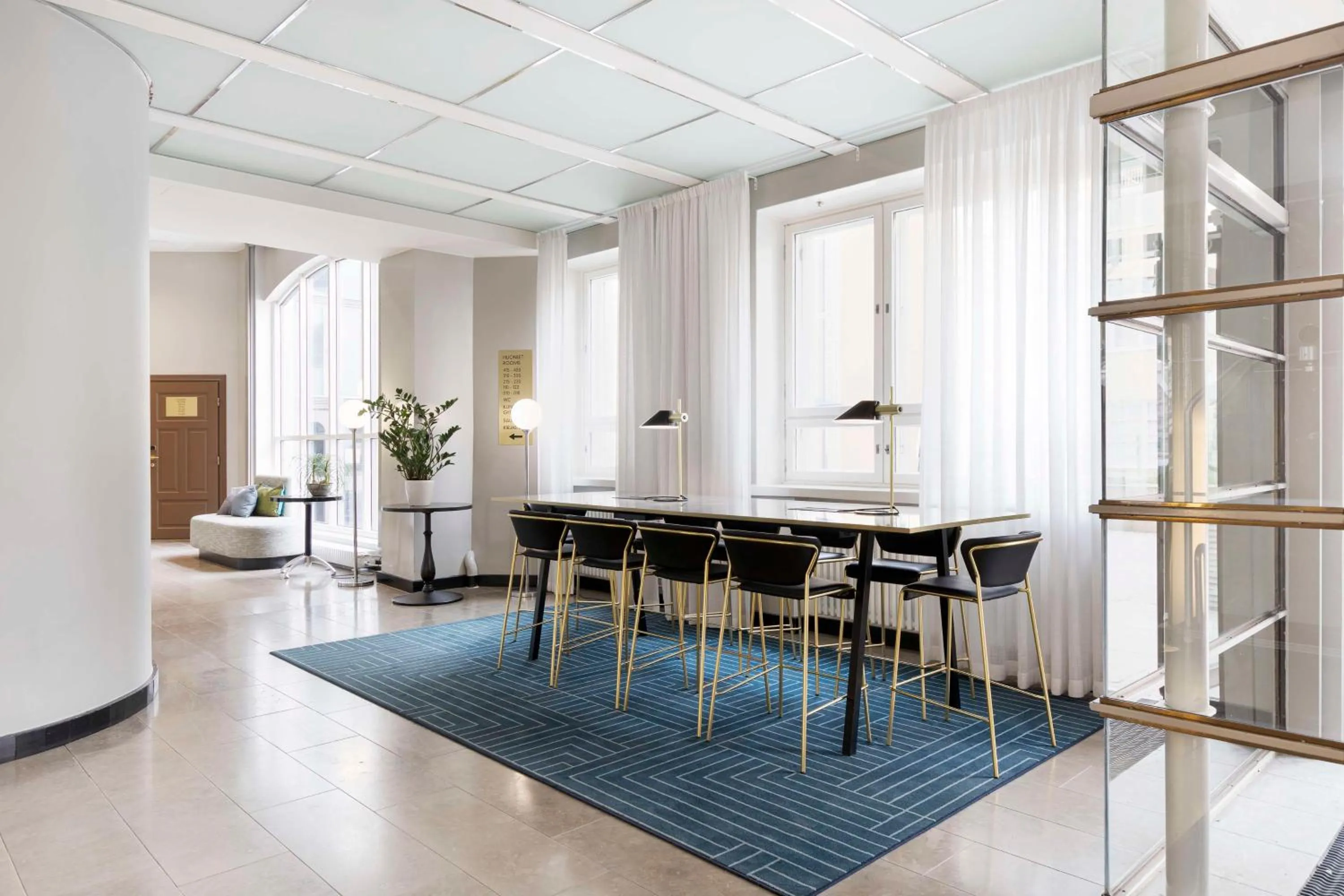 Lobby or reception in Radisson Blu Aleksanteri Hotel, Helsinki