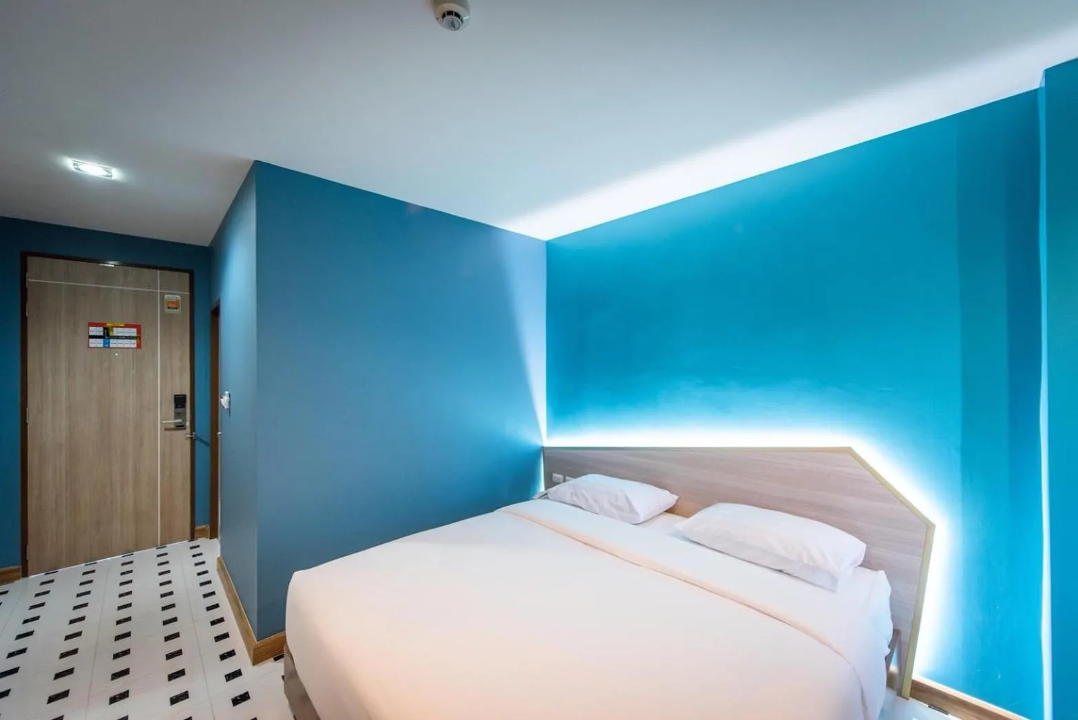 Bed in The Feeling Hotel