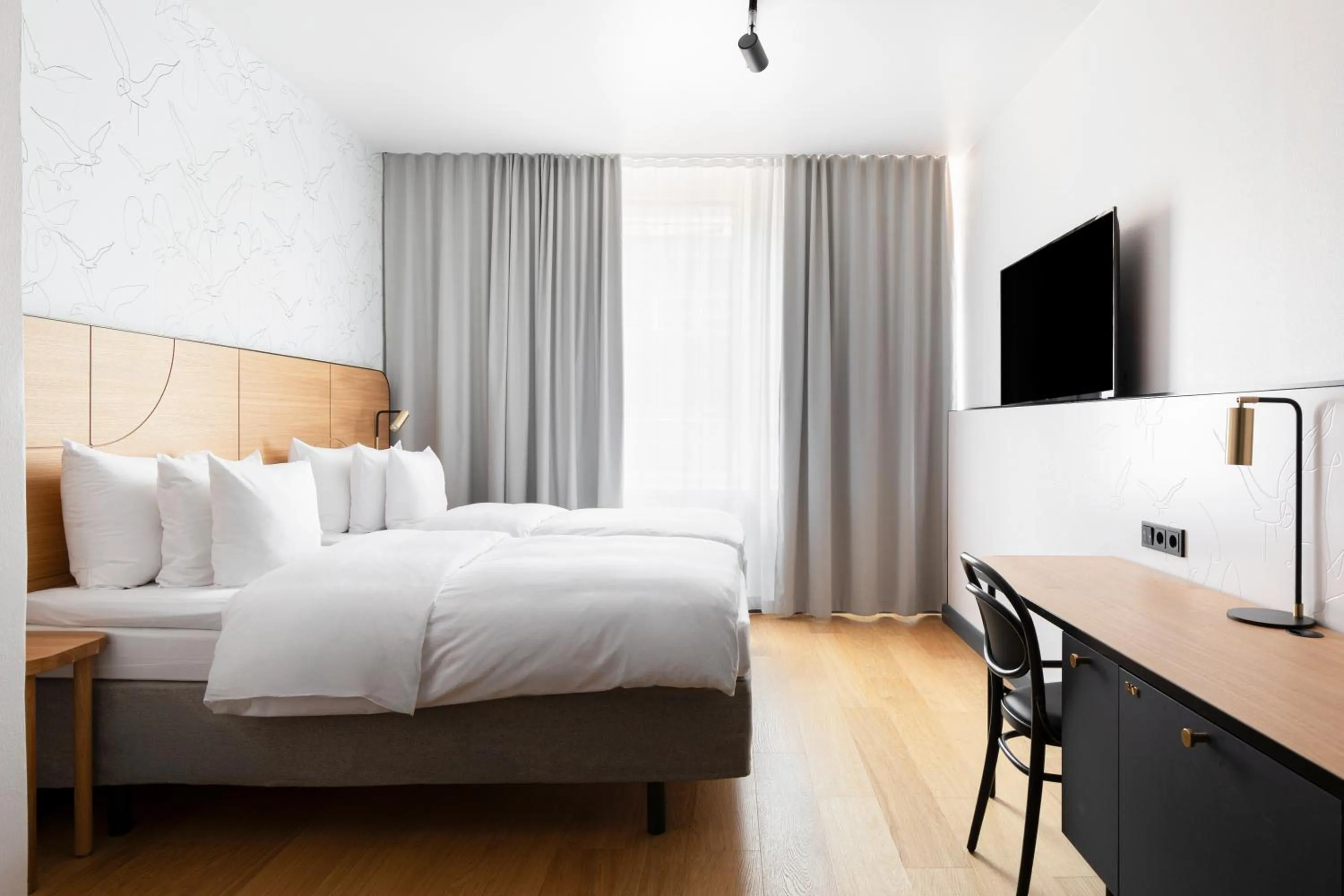 Bed in Solo Sokos Hotel Helsinki