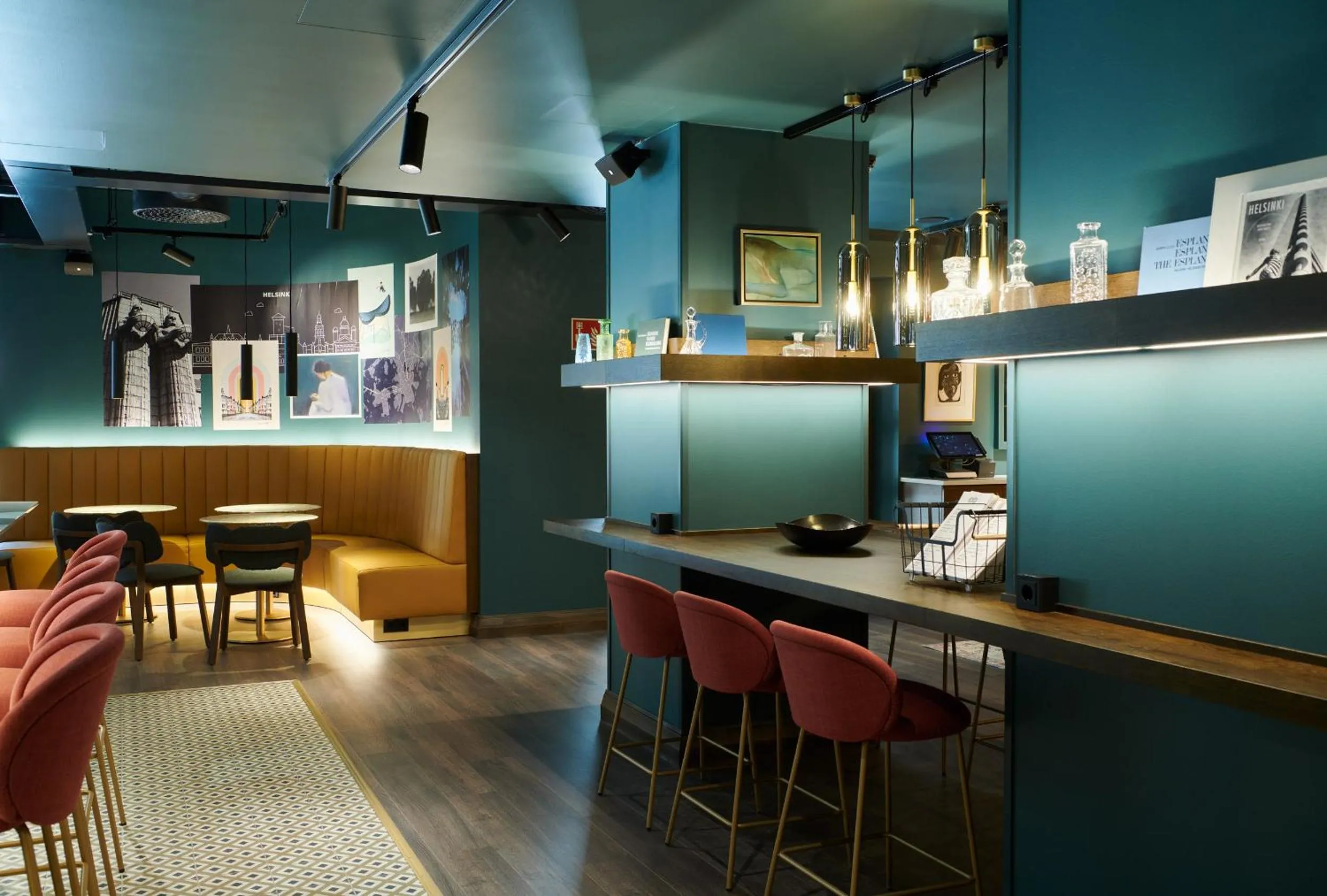 Lobby or reception in Solo Sokos Hotel Helsinki