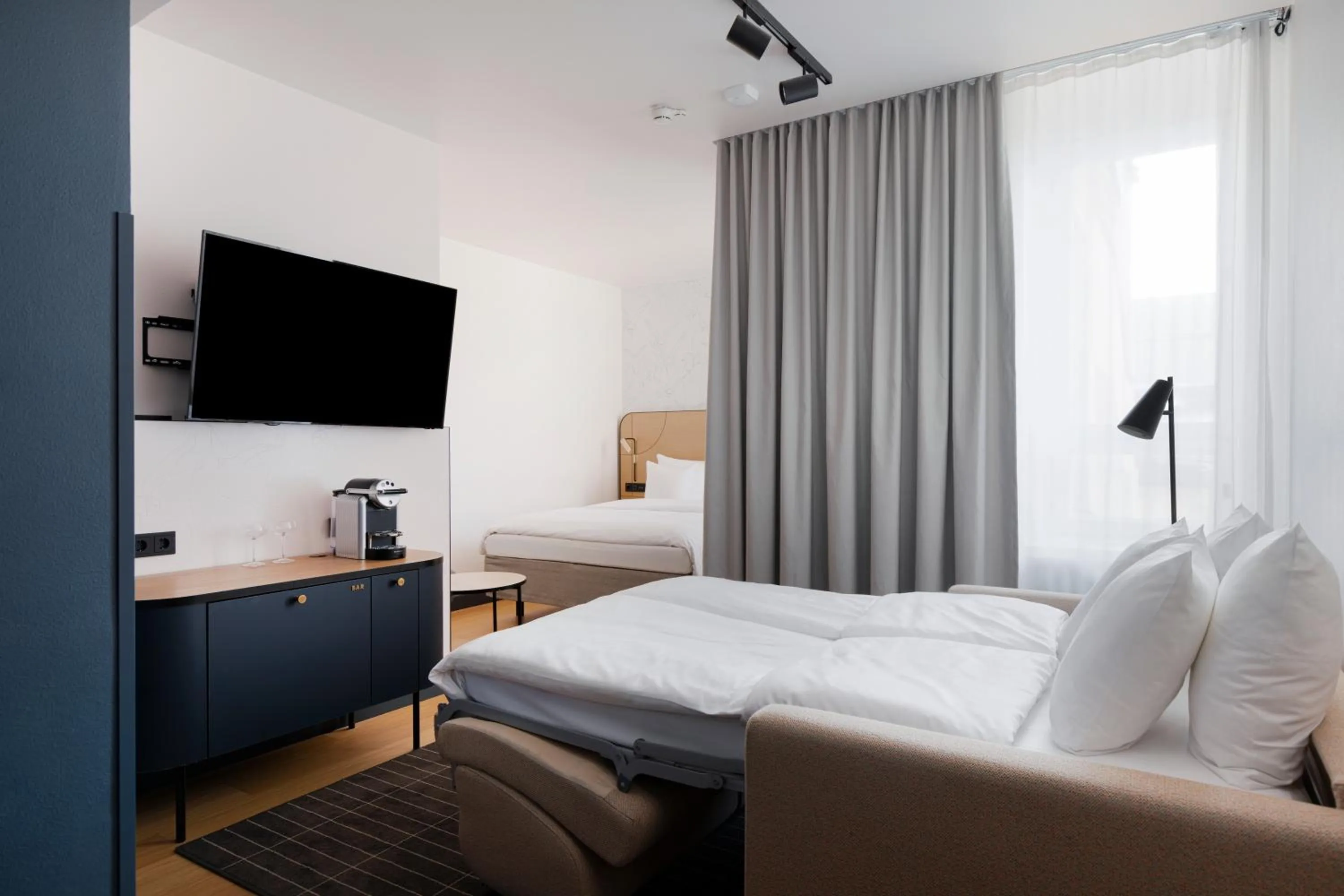 Bed in Solo Sokos Hotel Helsinki