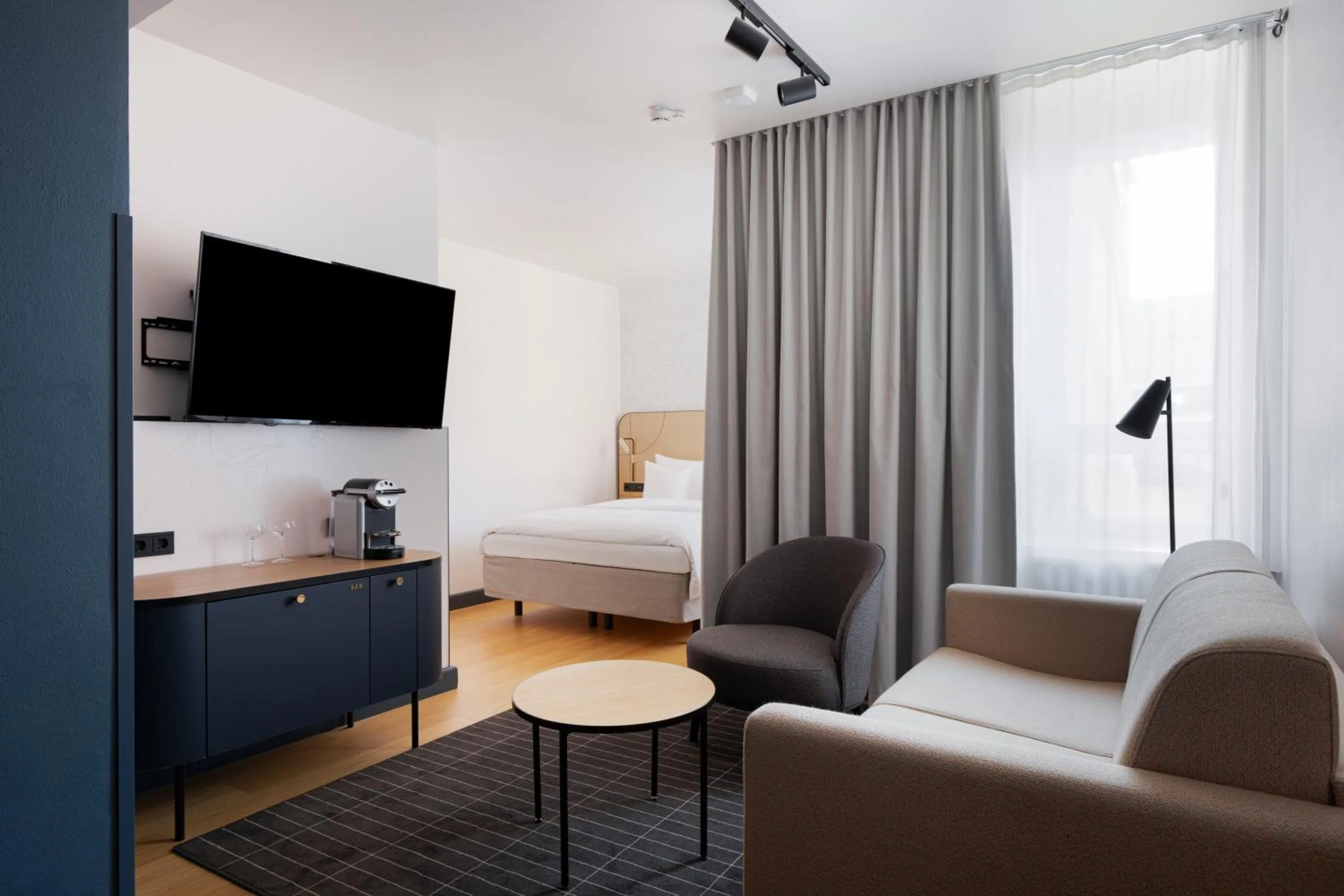 Bed in Solo Sokos Hotel Helsinki