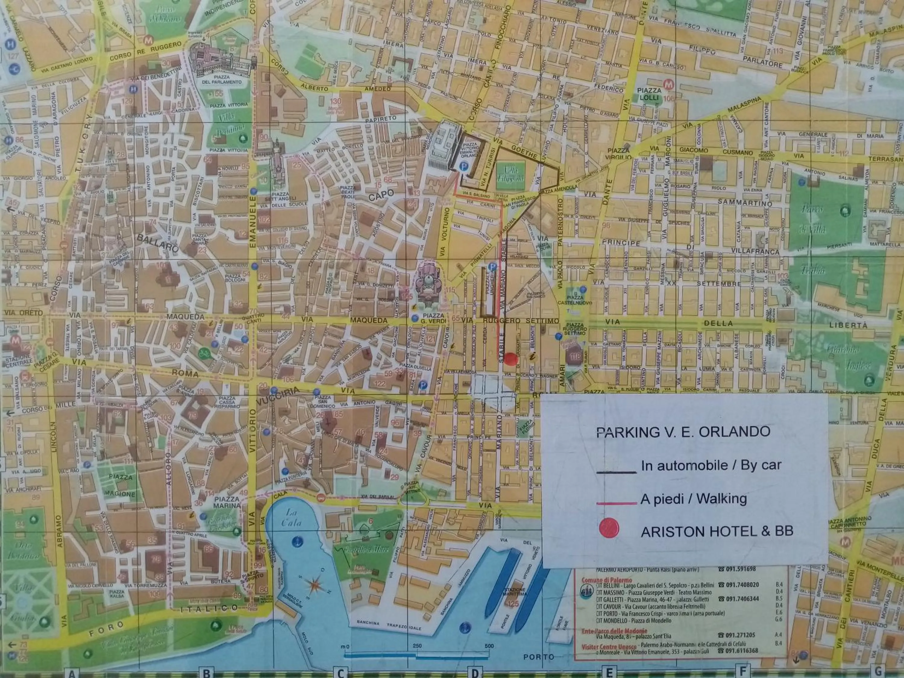 Floor plan in Ariston Petit Hotel