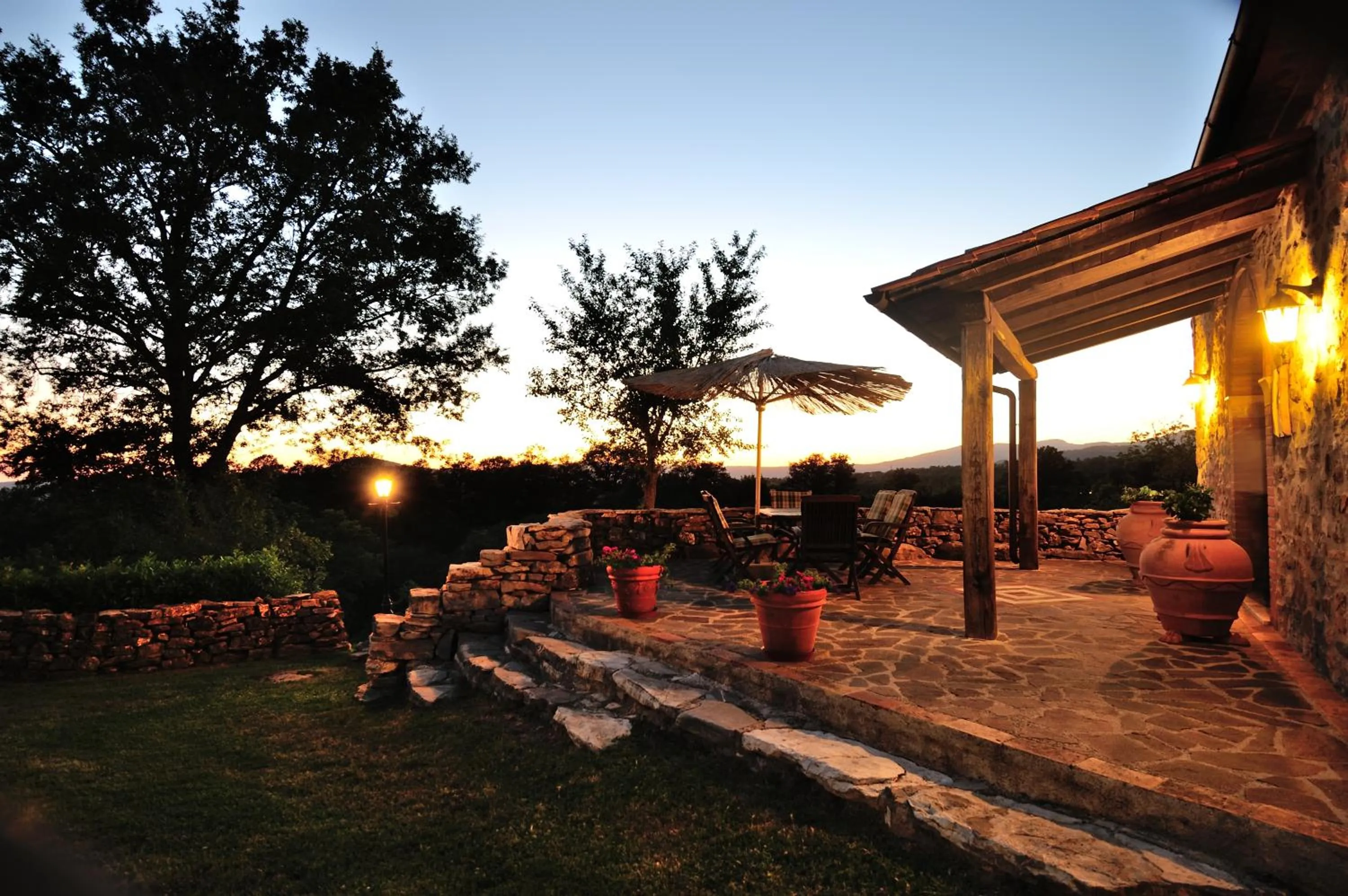 Patio in Agriturismo I Monti
