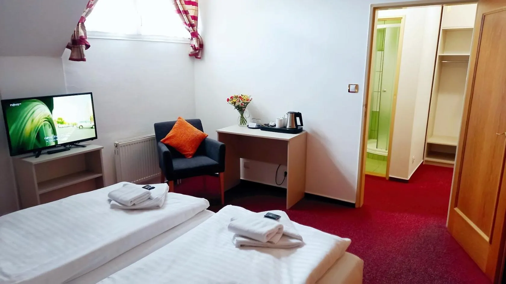 Photo of the whole room, Bed in Hotel Hradec