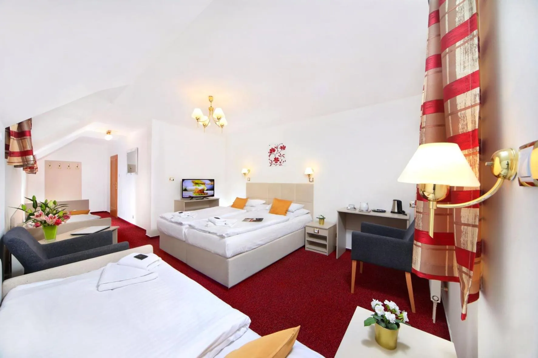 Photo of the whole room, Bed in Hotel Hradec