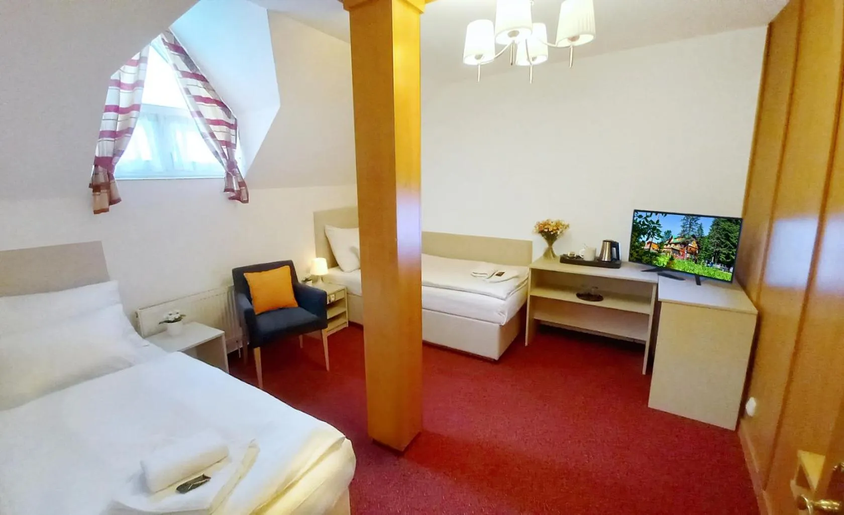 Photo of the whole room, Bed in Hotel Hradec