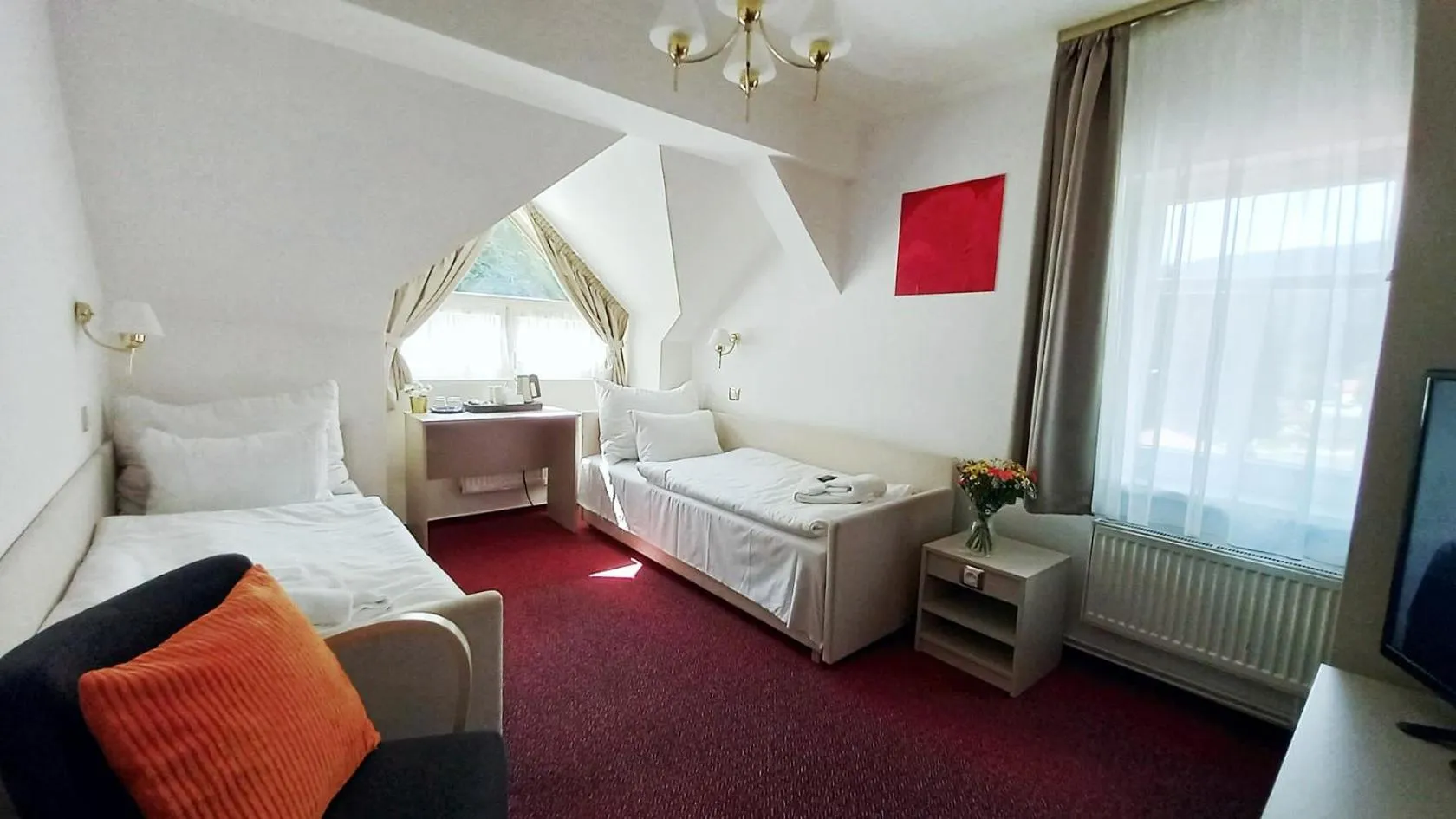 Photo of the whole room, Bed in Hotel Hradec