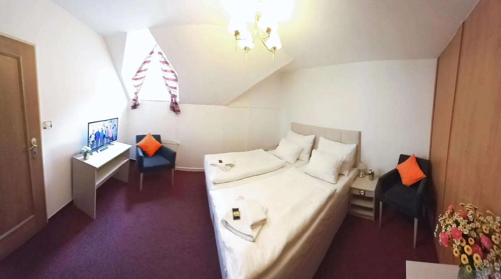 Photo of the whole room, Bed in Hotel Hradec