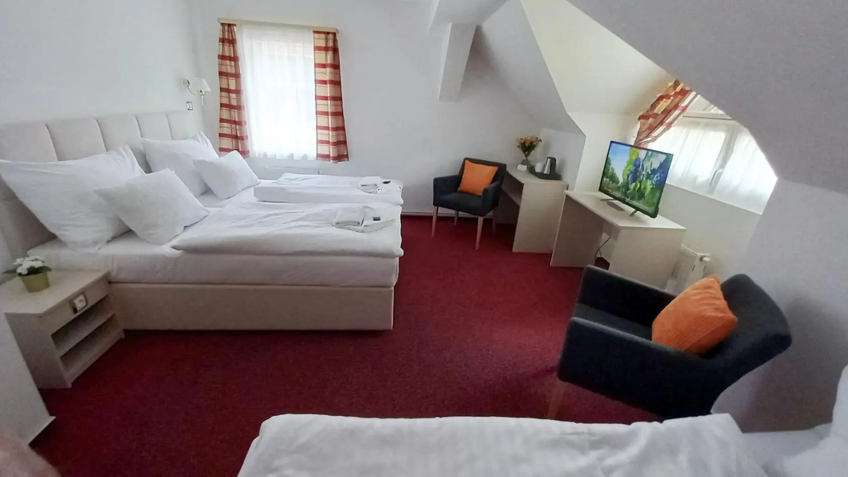 Photo of the whole room, Bed in Hotel Hradec