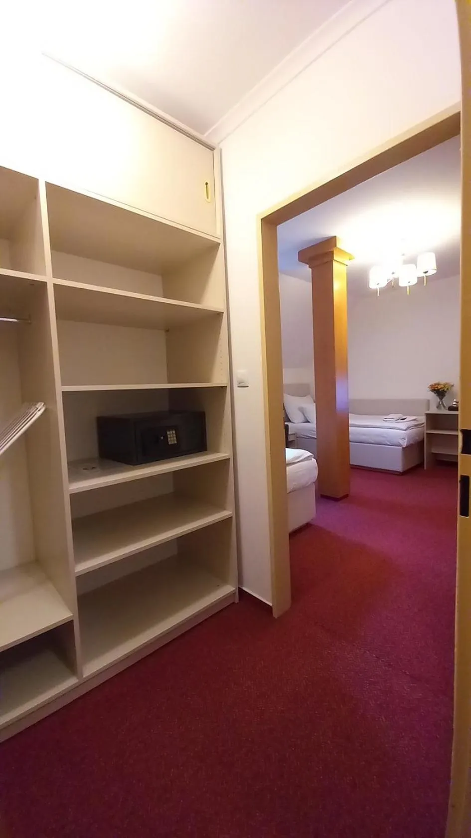Property building, Bed in Hotel Hradec
