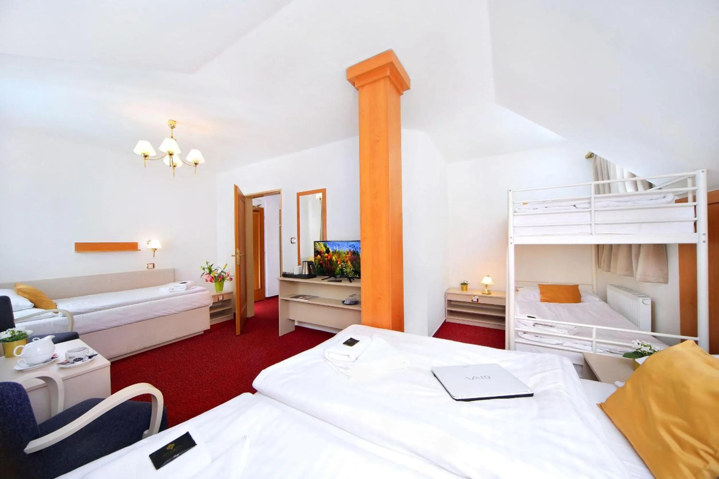 Photo of the whole room, Bed in Hotel Hradec