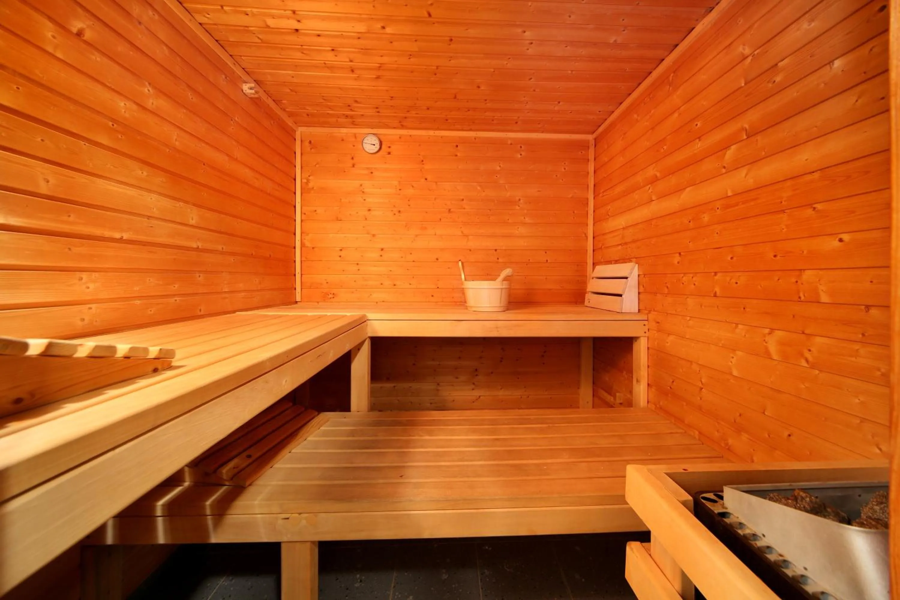 Sauna in Hotel Hradec