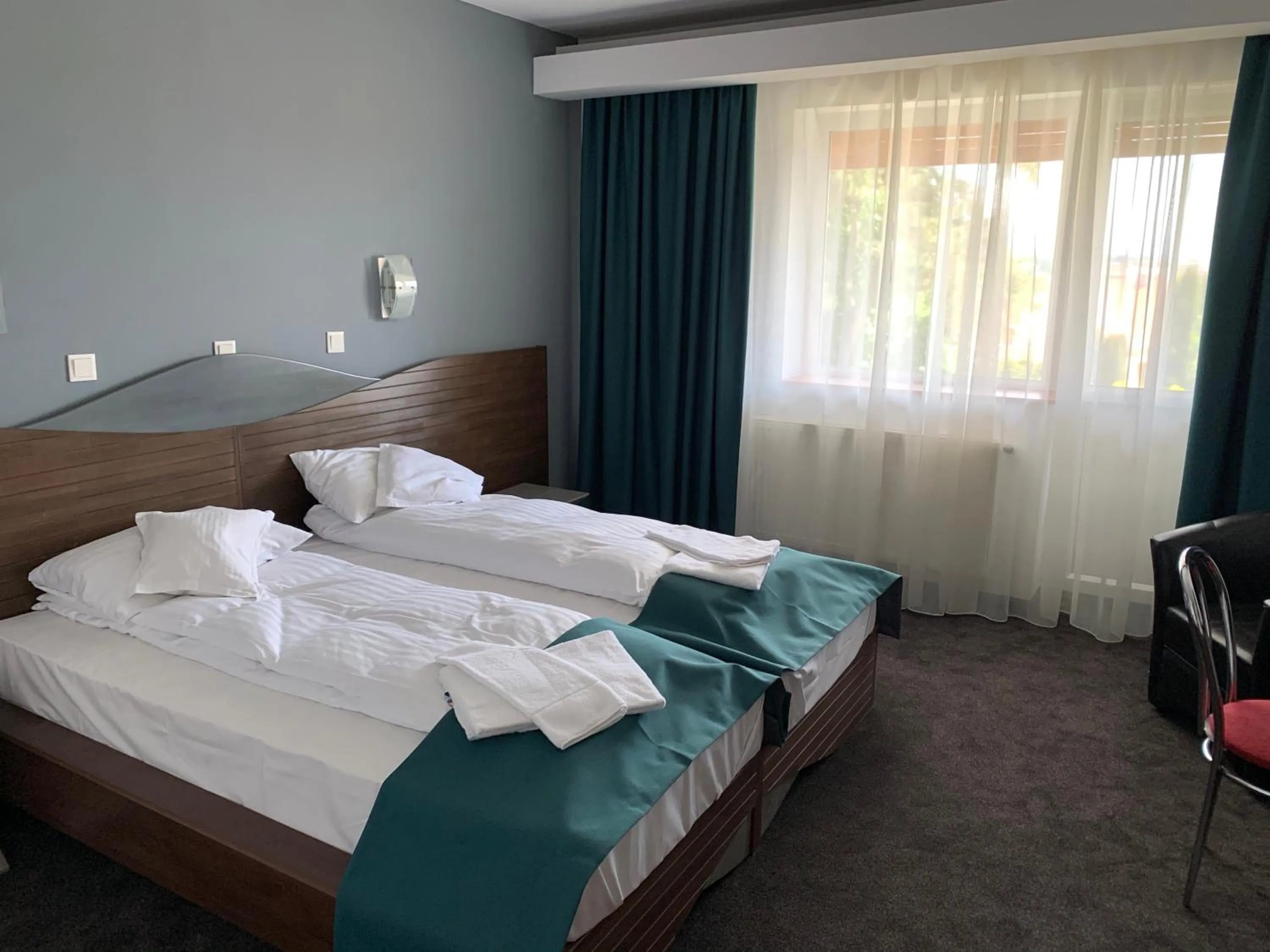 Bed in Hotel Park Sfantu Gheorghe