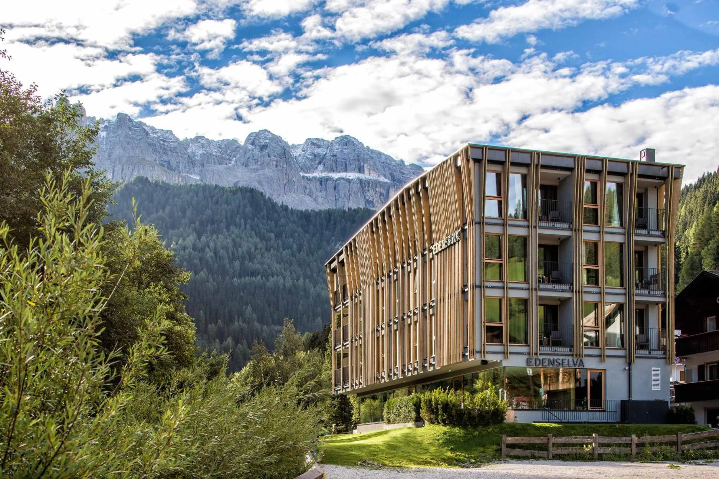 Property building in Mountain Design Hotel Eden Selva